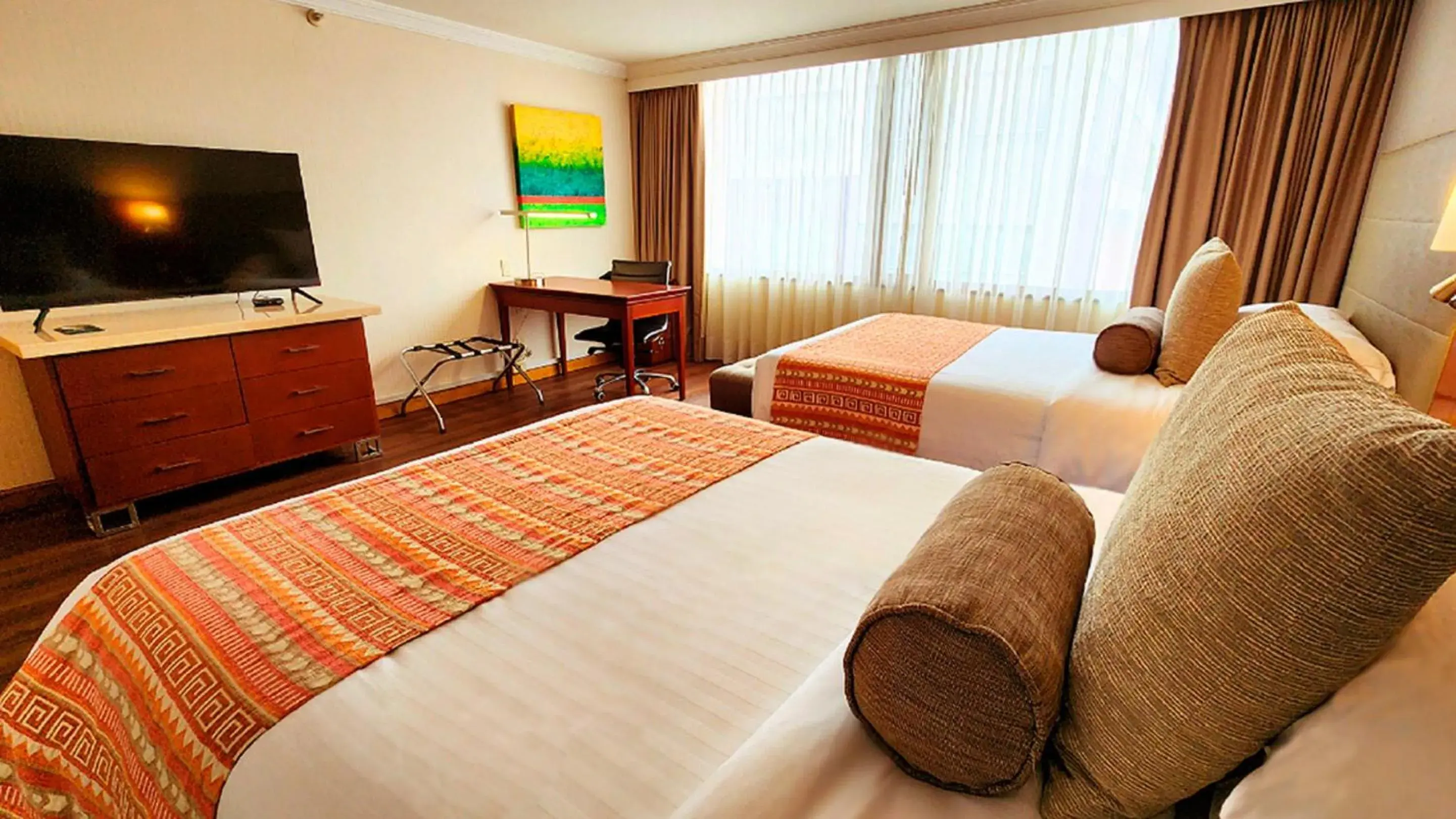 Double Room with Two Double Beds - Non-Smoking in Bogota Plaza Hotel Double Room with Two Double Beds - Non-Smoking in Bogota Plaza Hotel