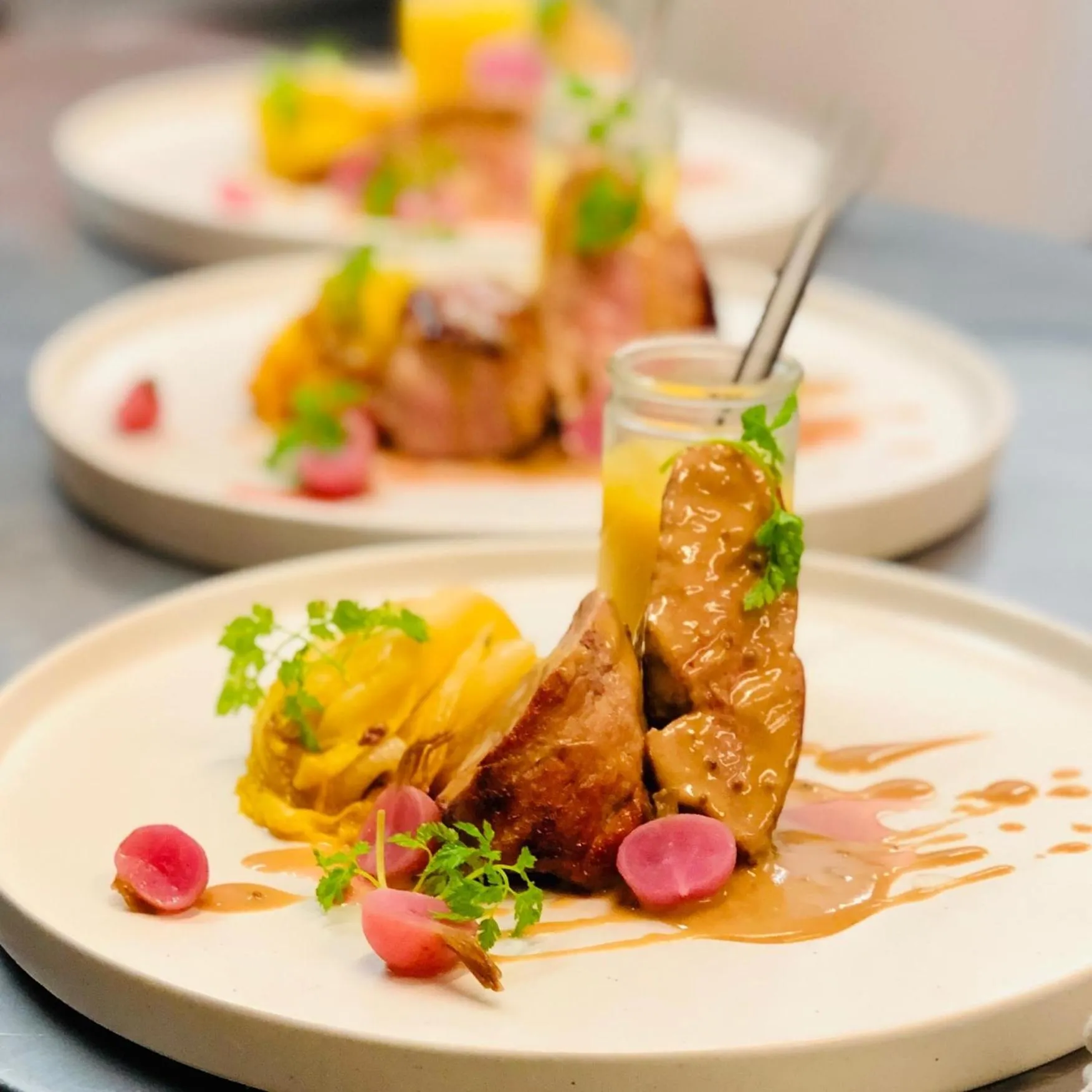 Food close-up in Logis Hotel Restaurant l'Orée Des Bois