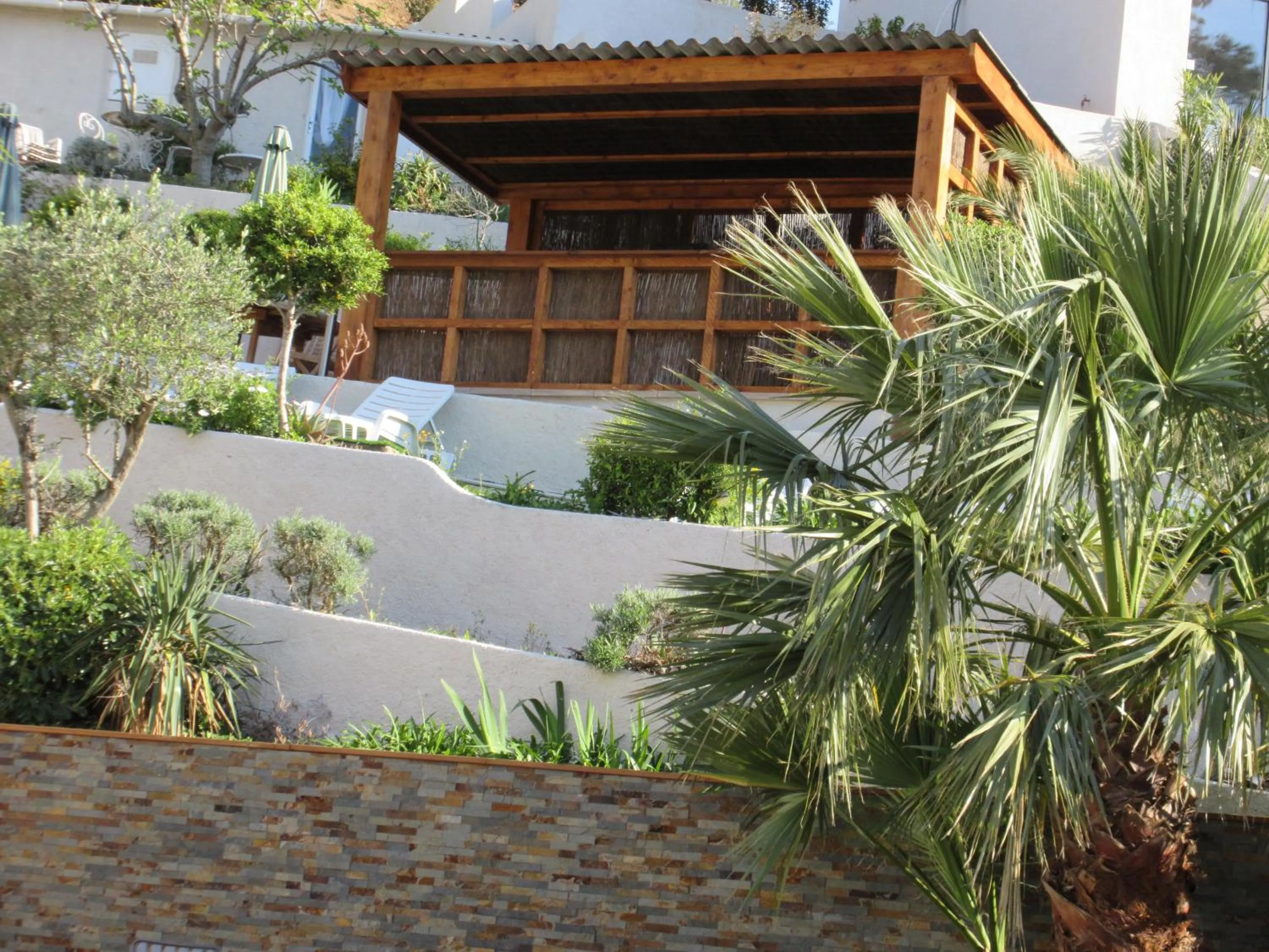 Patio in Villa Tricoli B&B avec Piscine