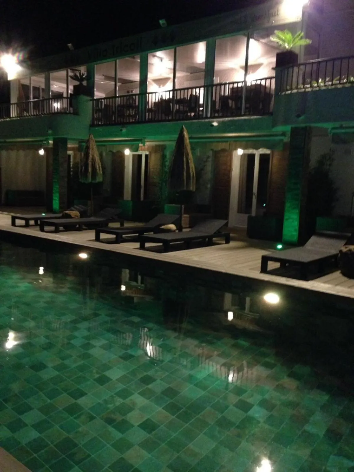 Patio in Villa Tricoli B&B avec Piscine