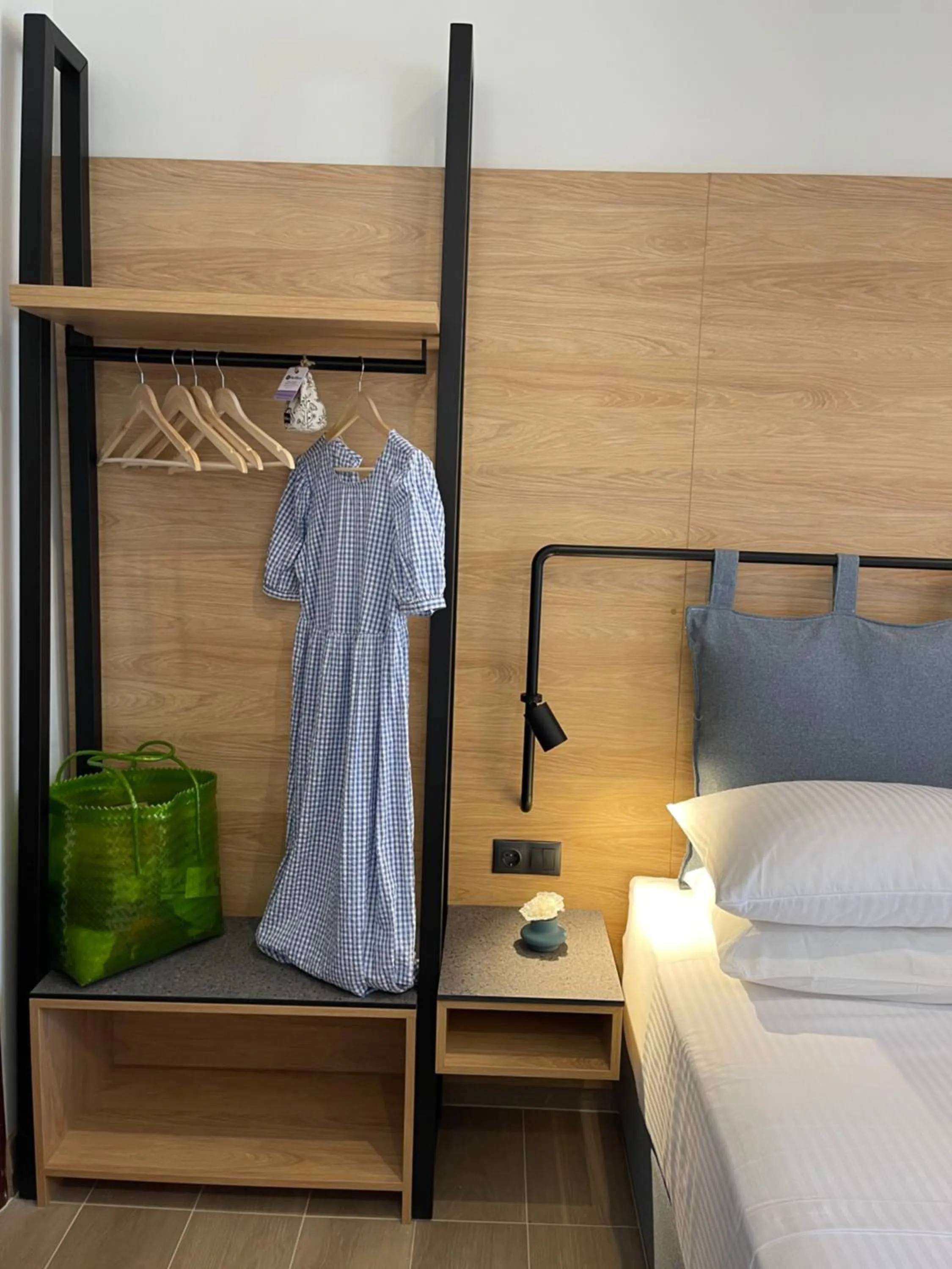 Bed in Amphitrite Hotel