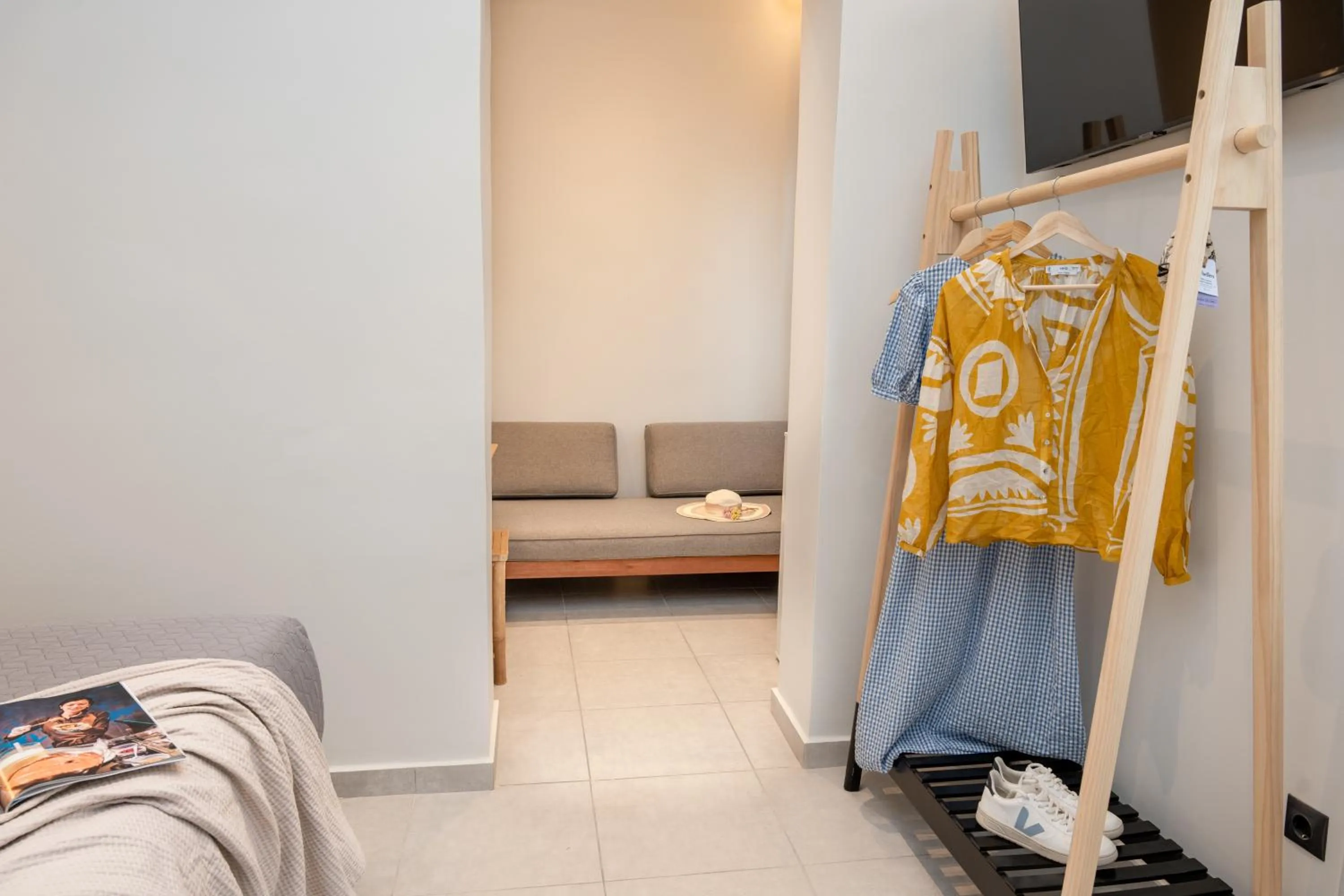 Bed in Amphitrite Hotel