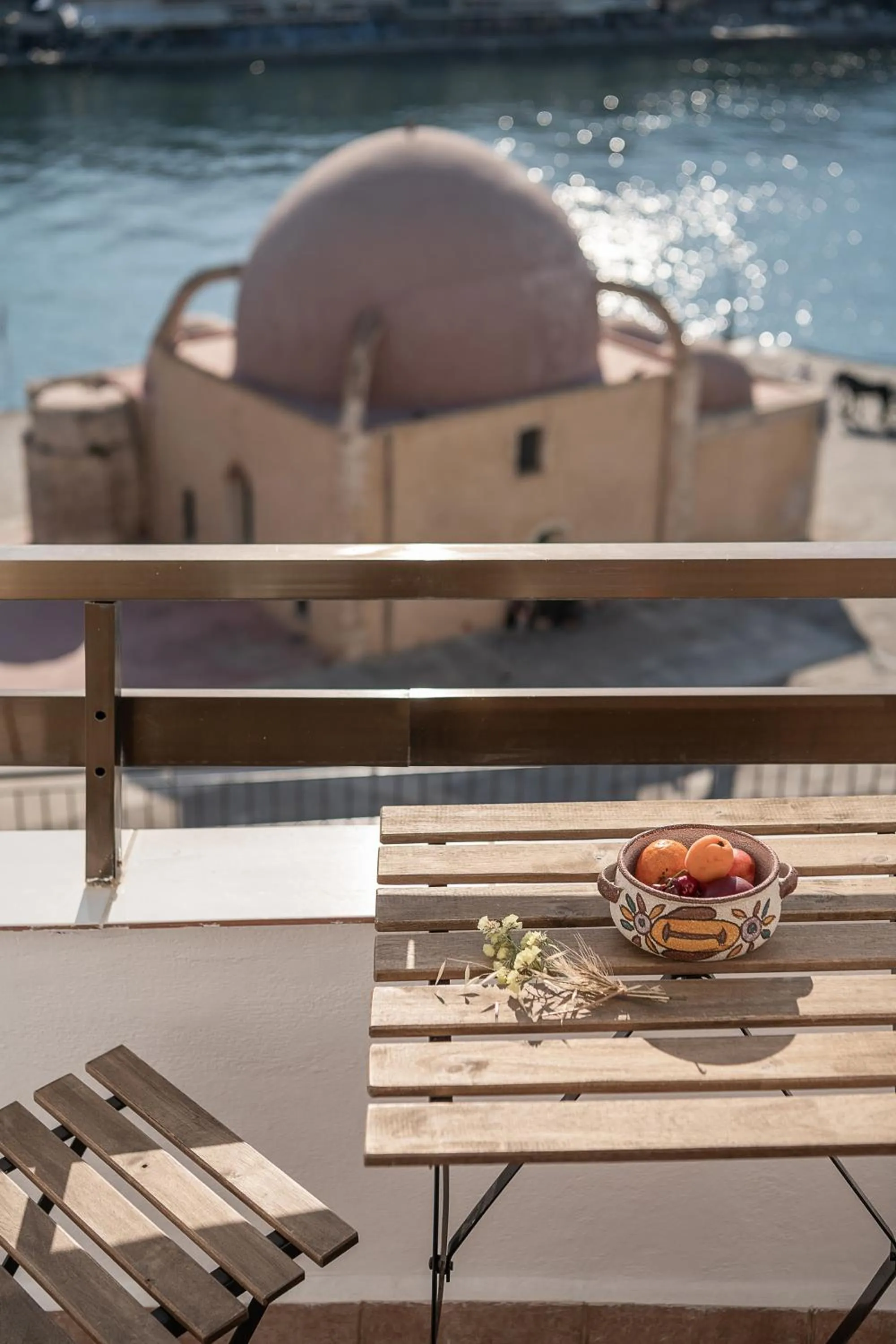 Balcony/Terrace in Amphitrite Hotel