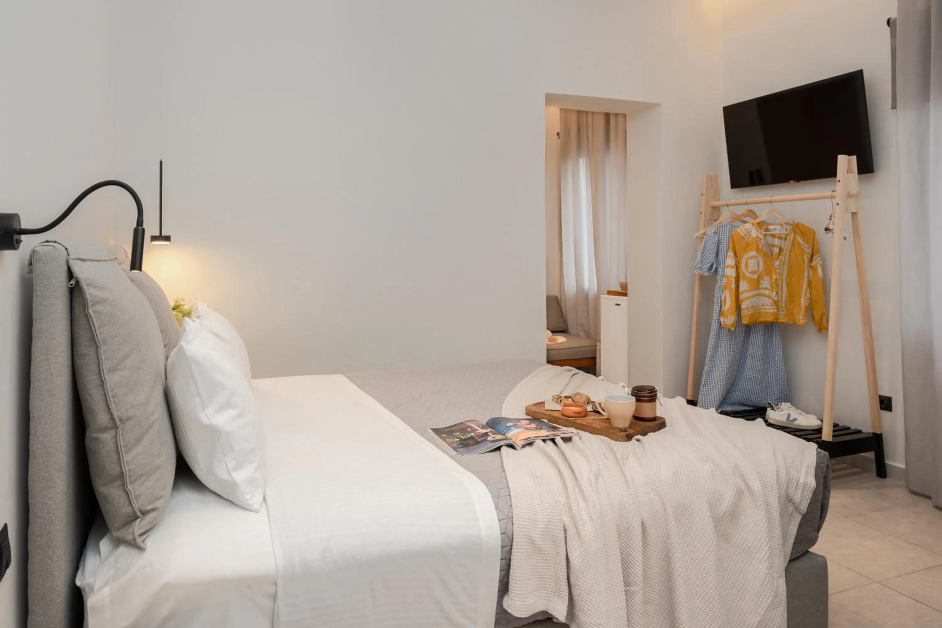 Bed in Amphitrite Hotel