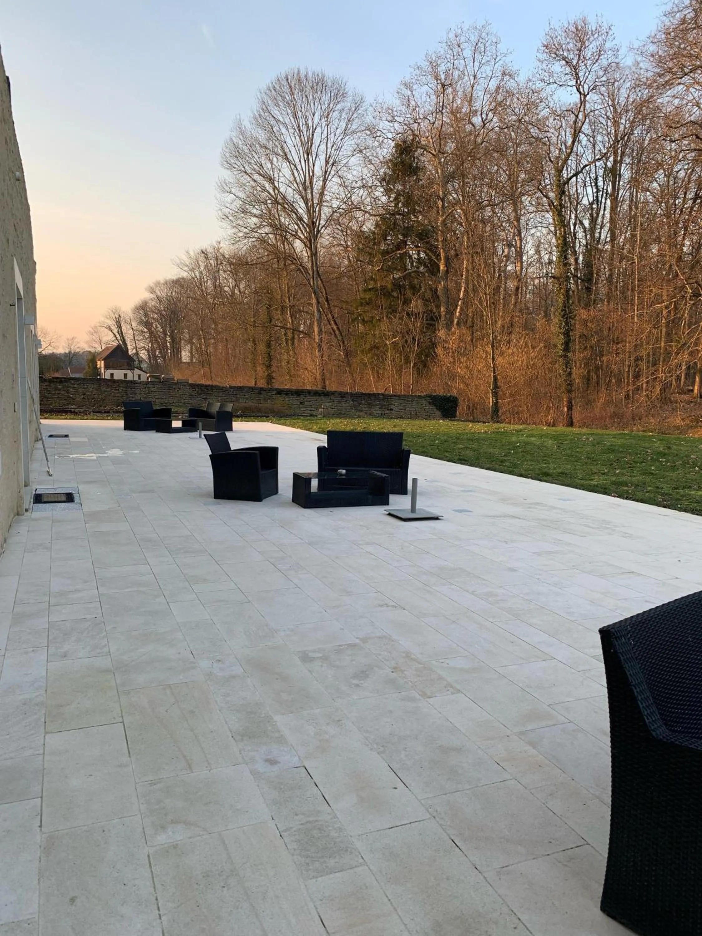 Patio in Château de Saulon