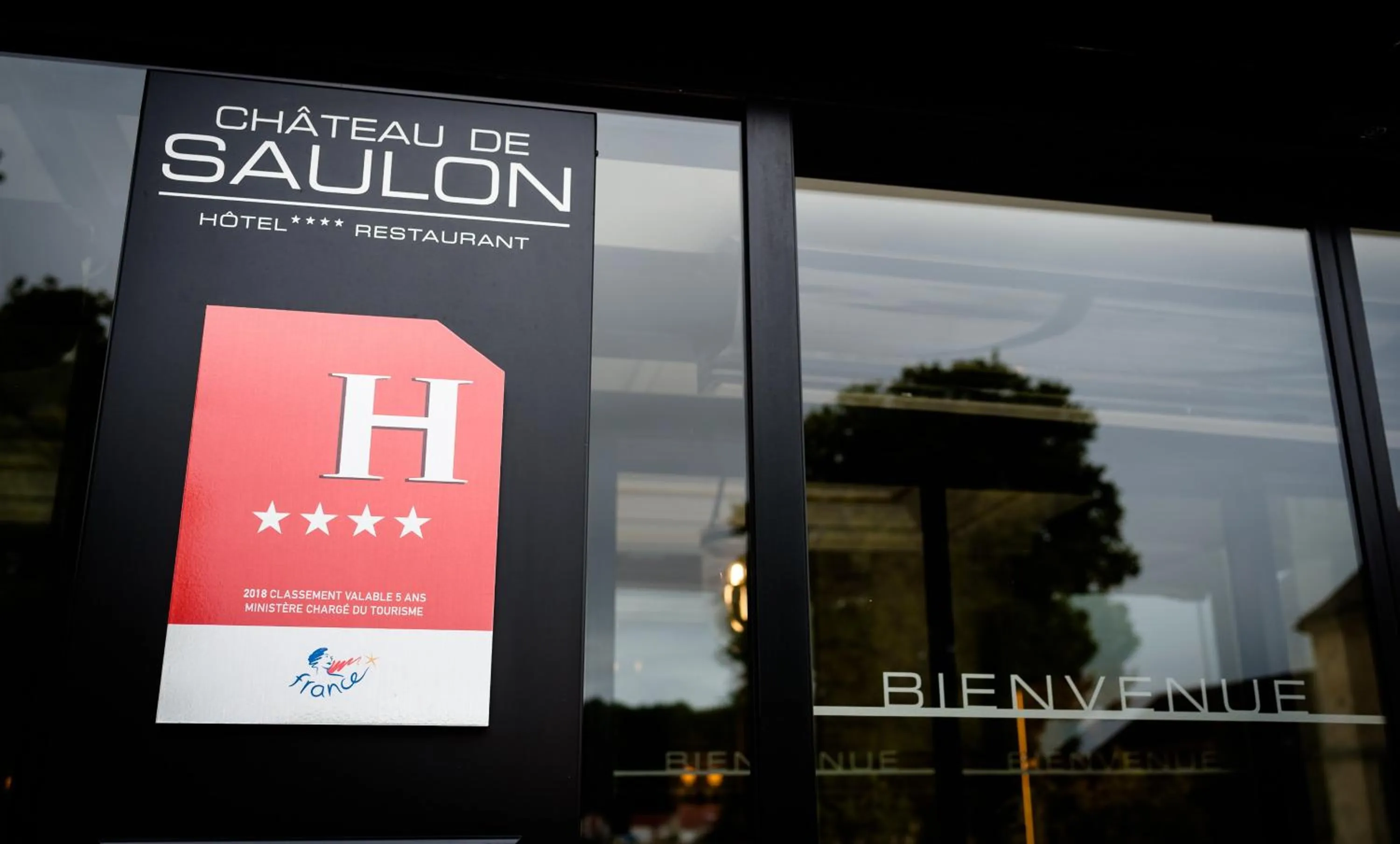 Facade/entrance in Château de Saulon