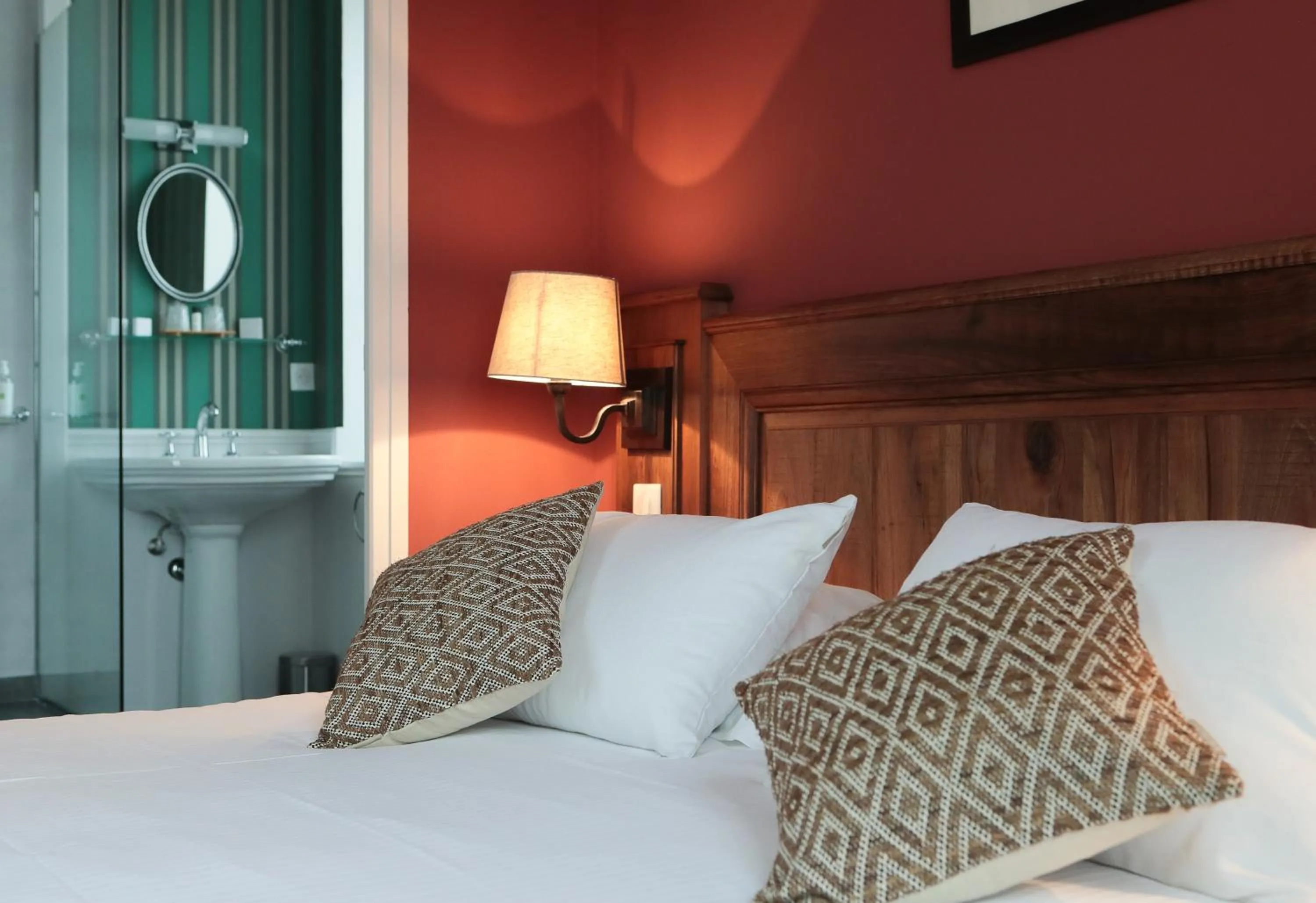 Bed in Château de Saulon