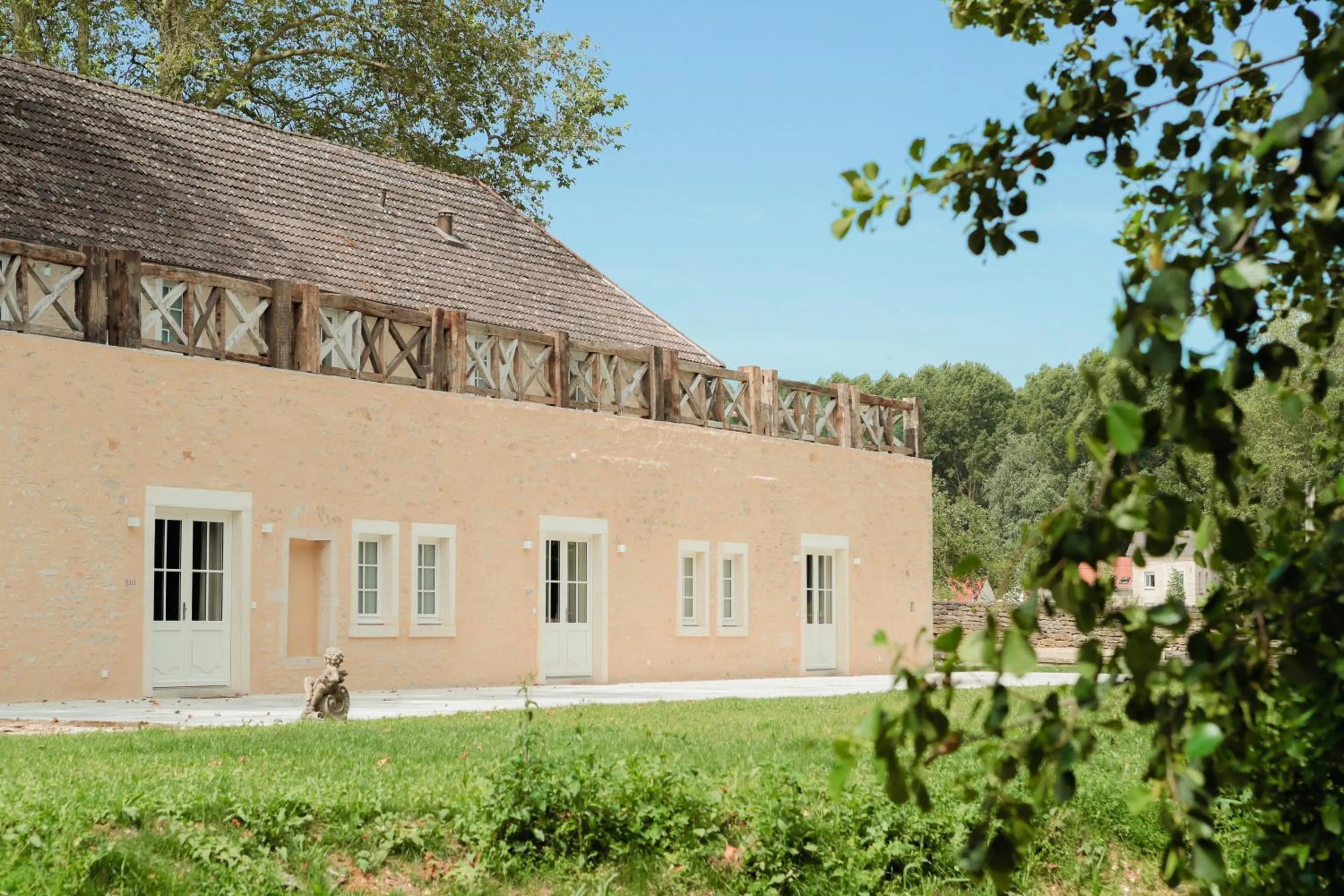 Natural landscape in Château de Saulon