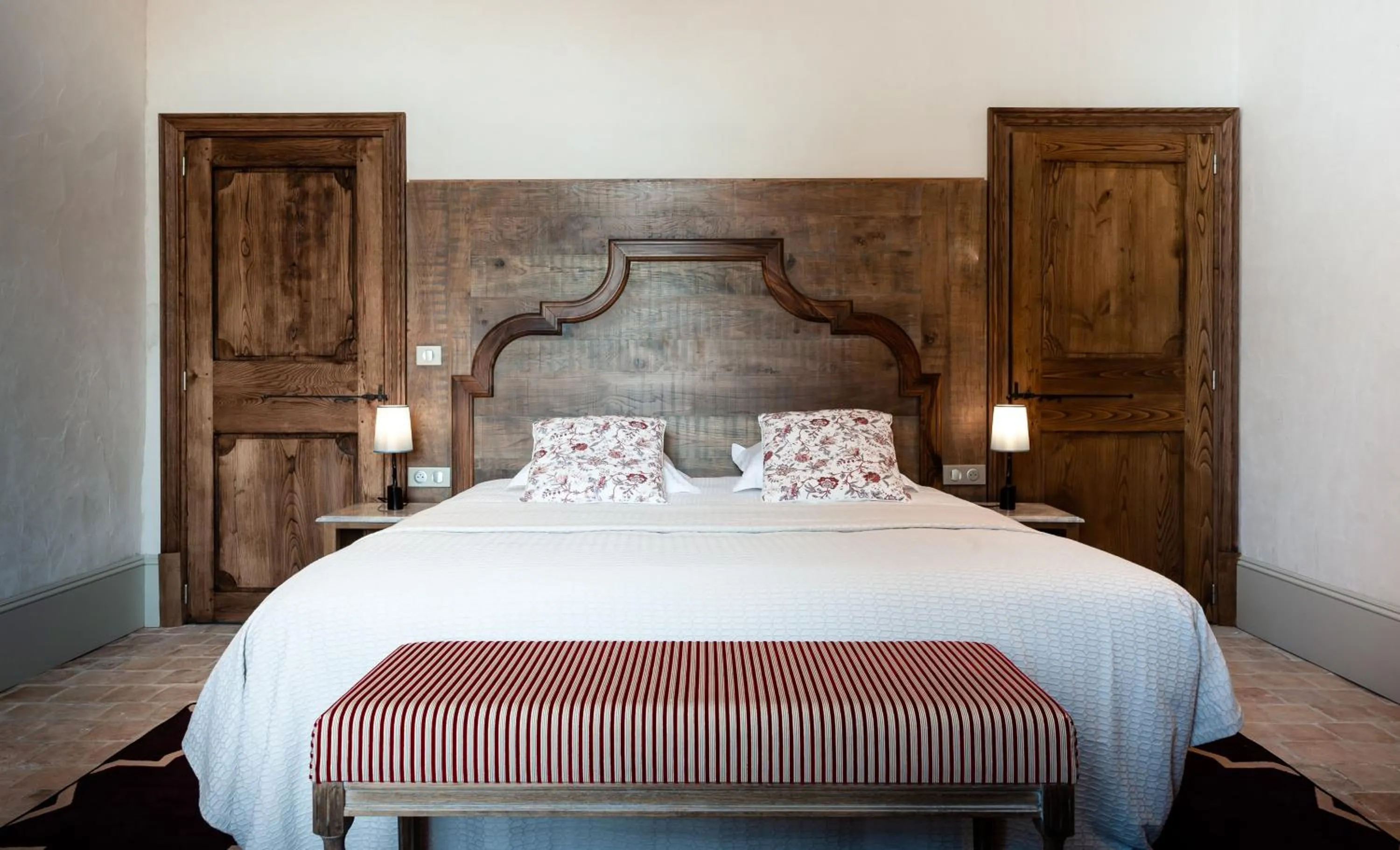 Bed in Château de Saulon