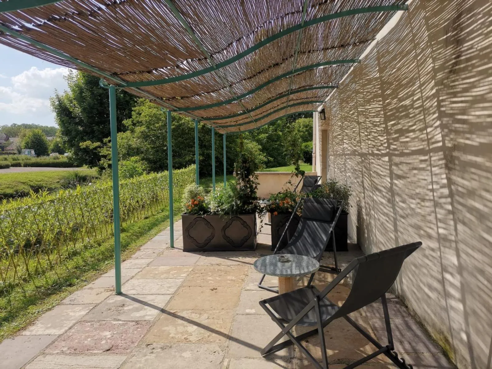 Patio in Château de Saulon