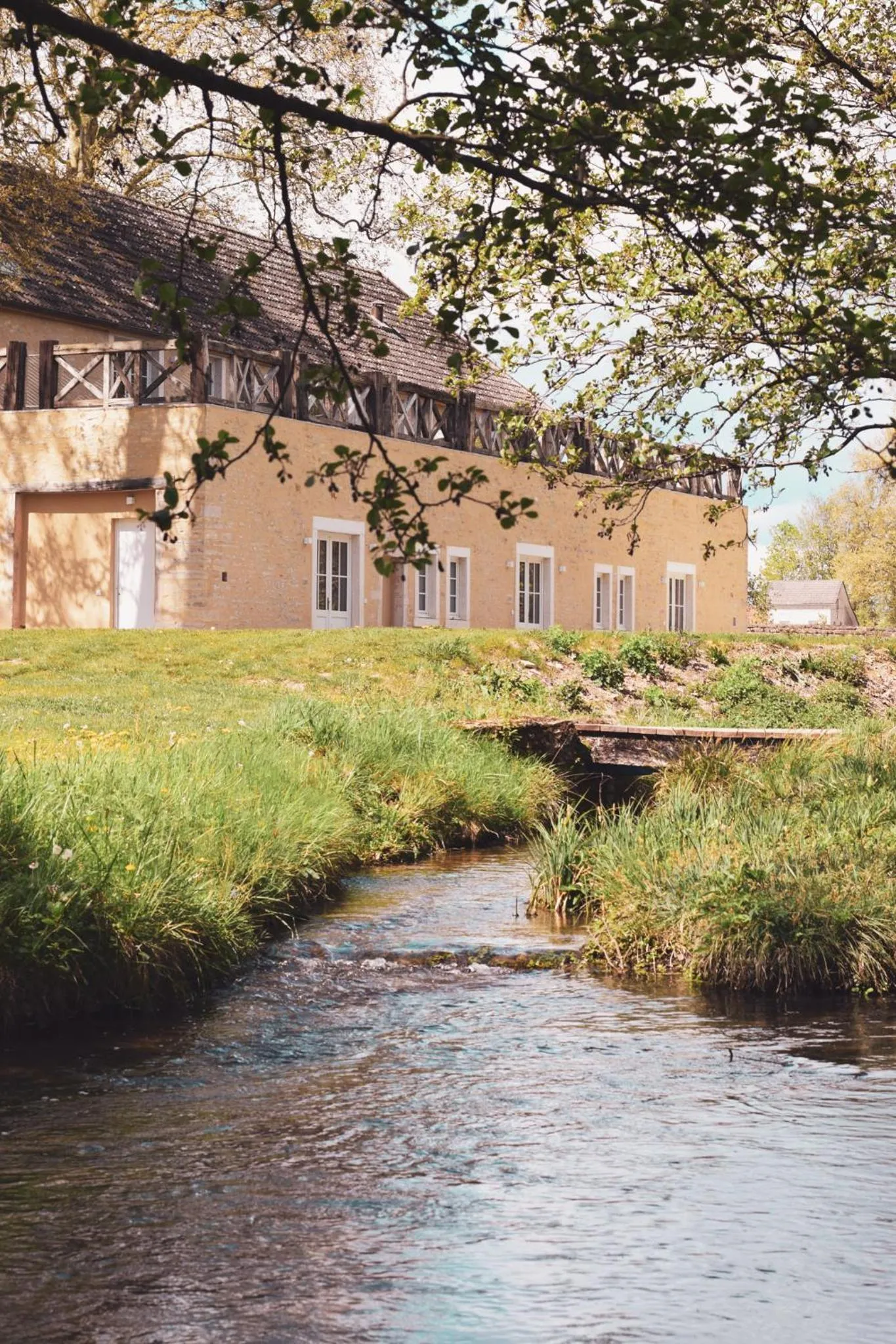 Natural landscape in Château de Saulon