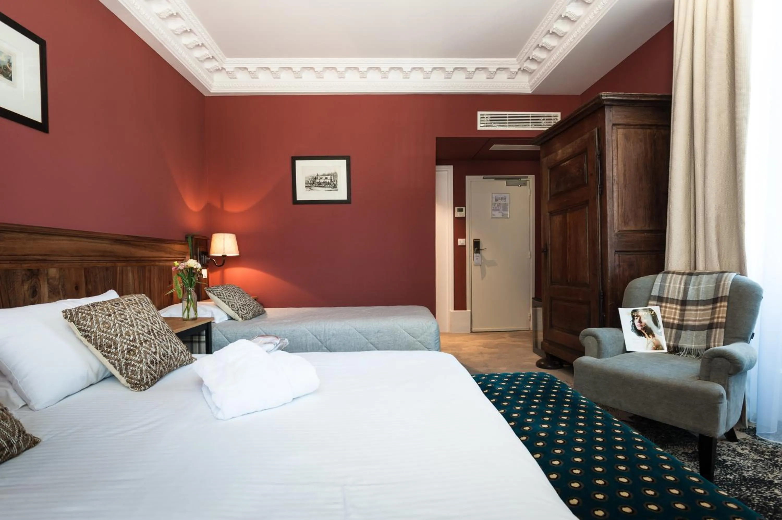 Bed in Château de Saulon