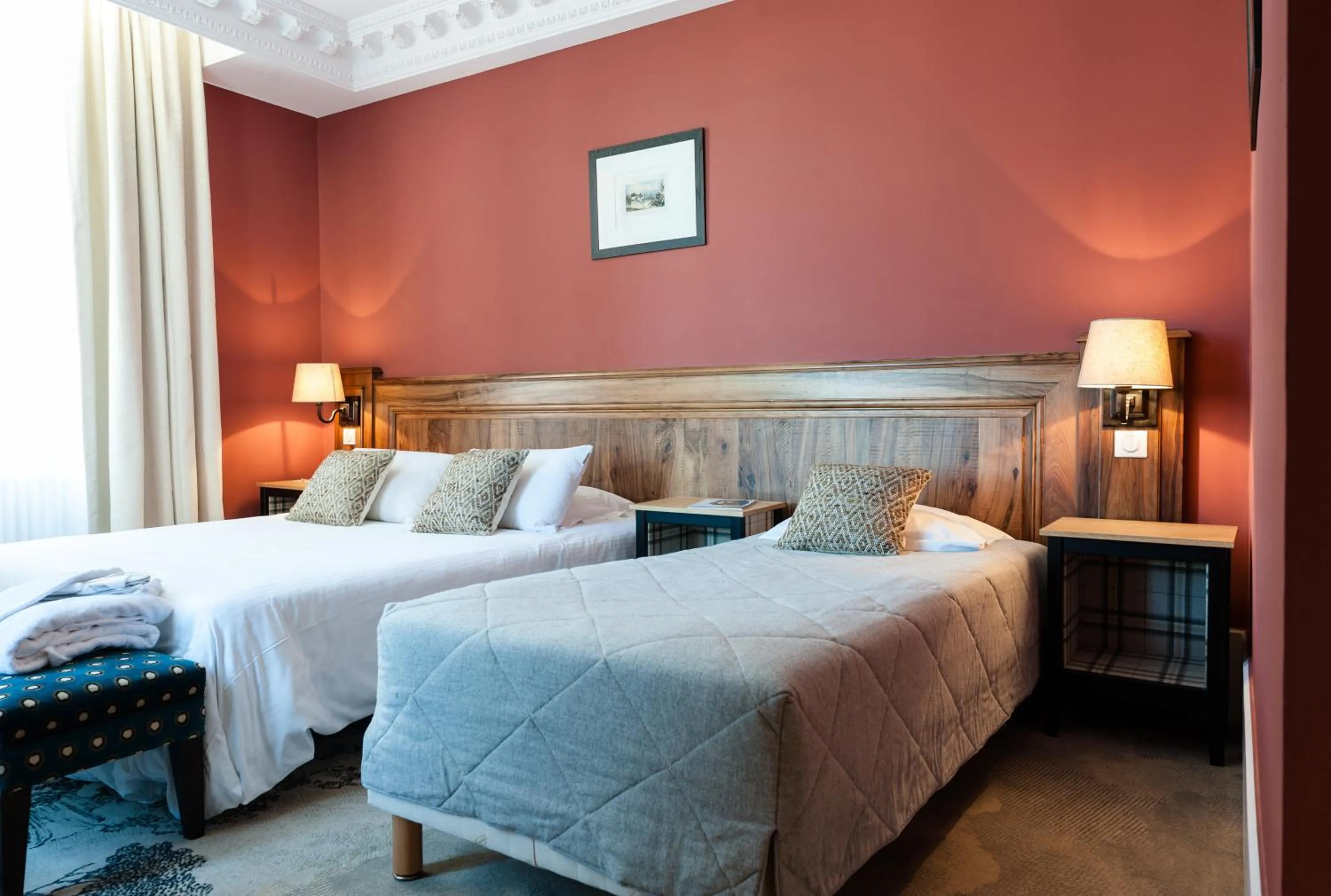 Bed in Château de Saulon