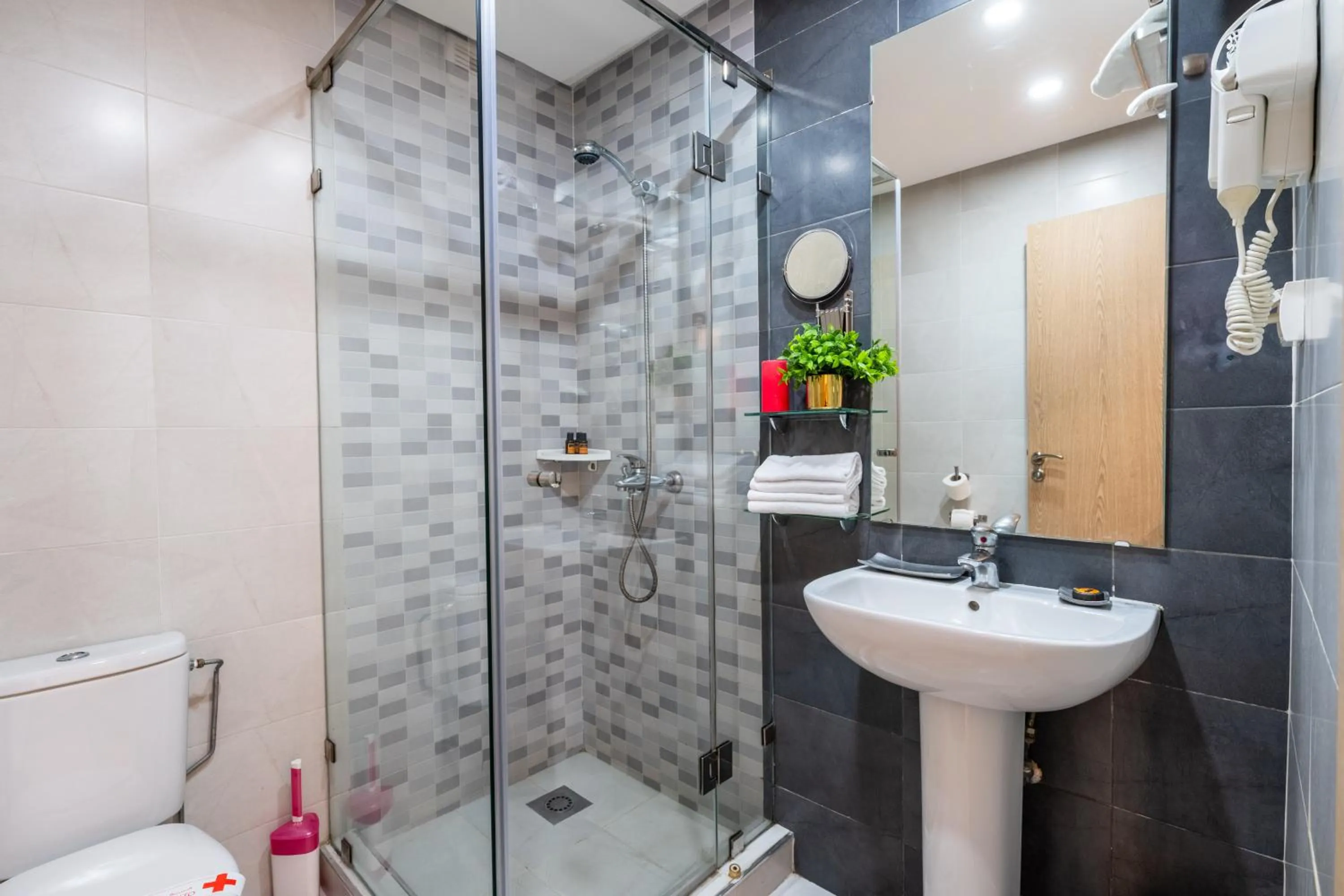 Shower in Hotel Le Musée