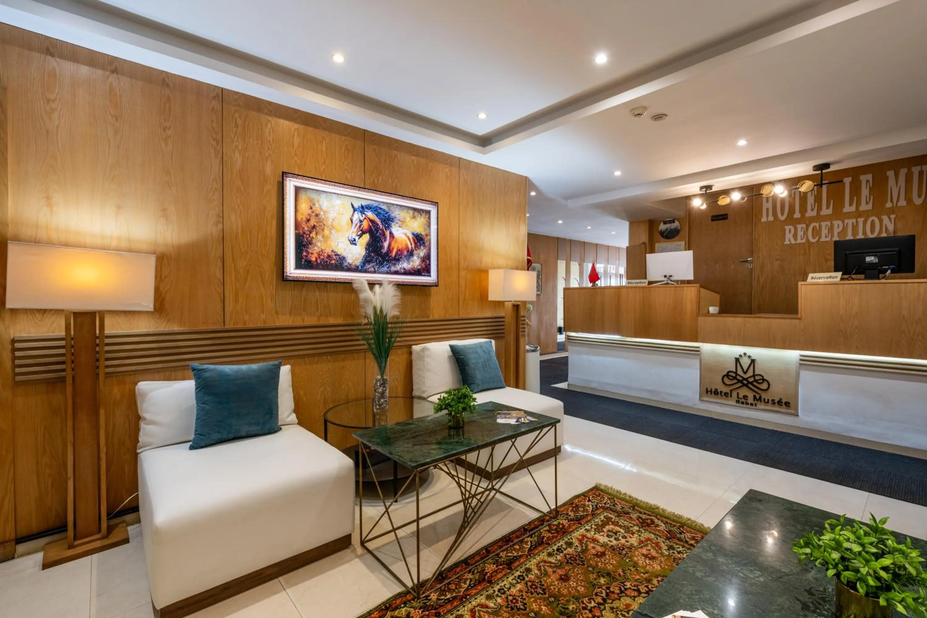 Communal lounge/ TV room in Hotel Le Musée