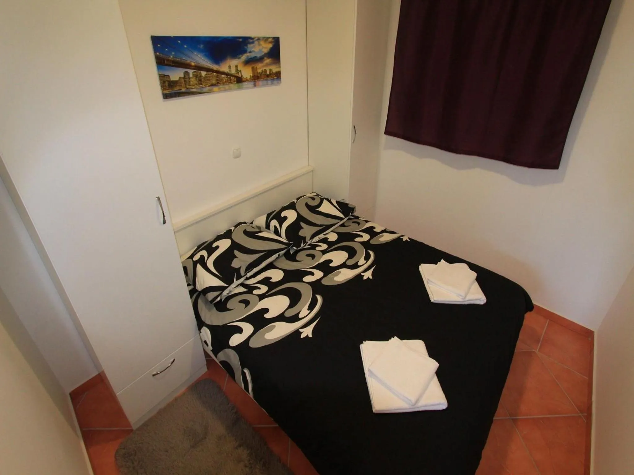 Bedroom, Bed in Apartments Nero