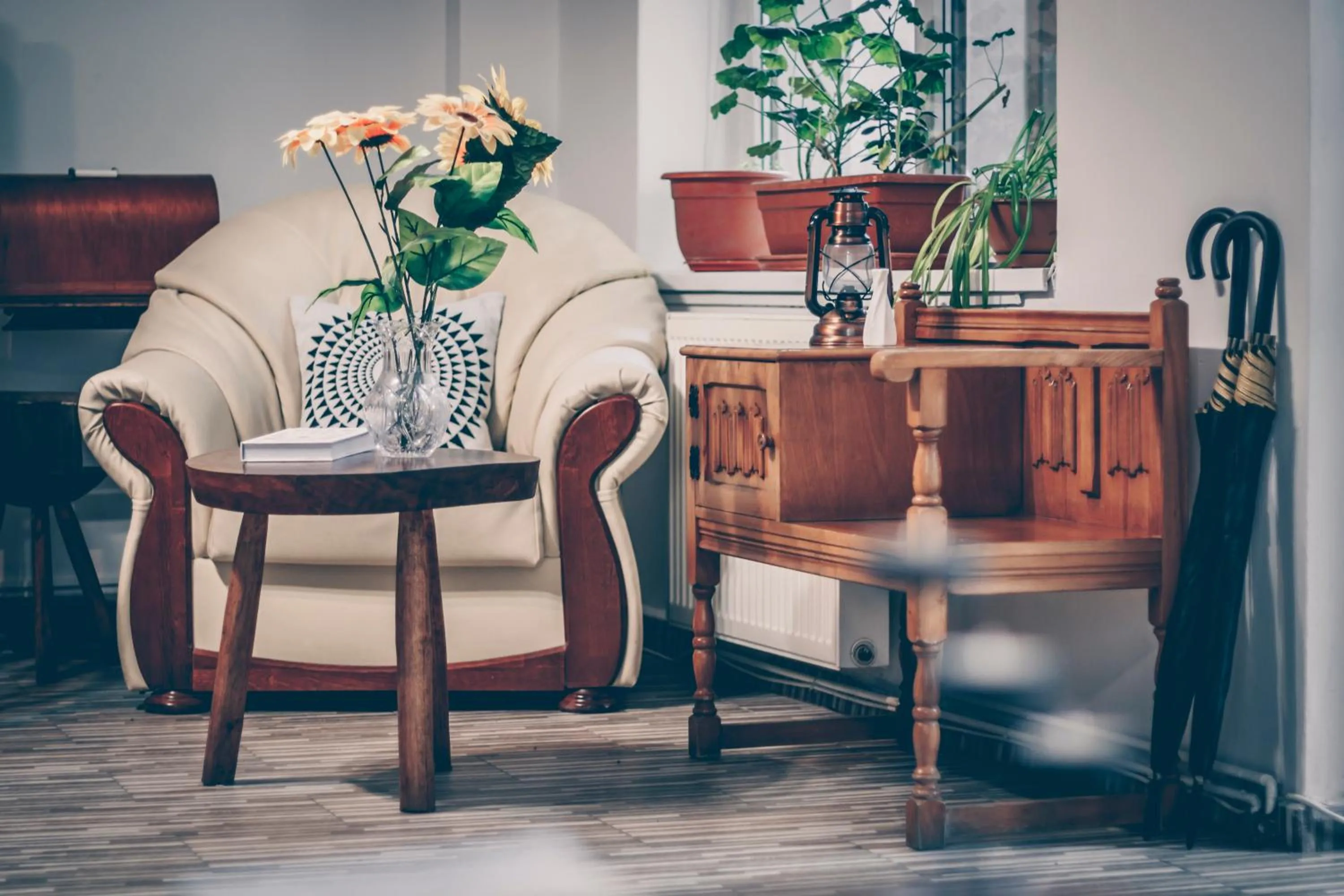 Lobby or reception in Gasthof Sara