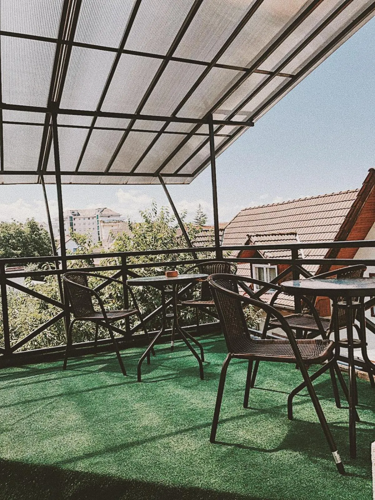 Patio in Gasthof Sara