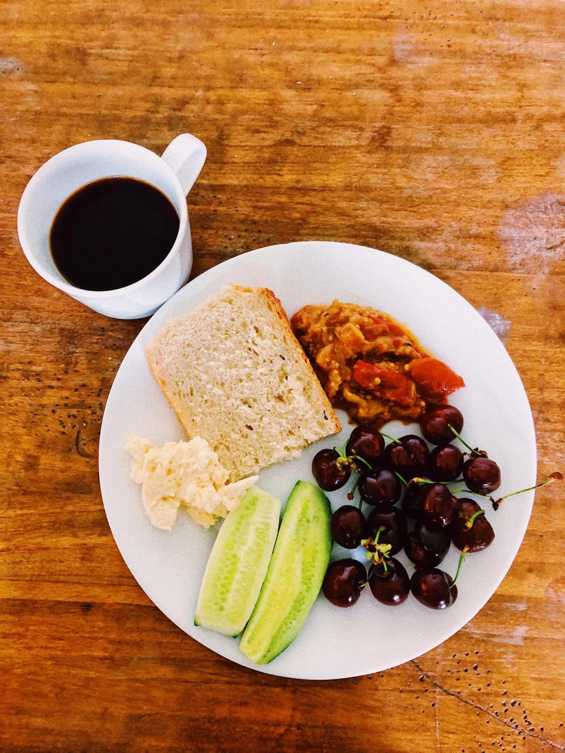 Continental breakfast in Gasthof Sara