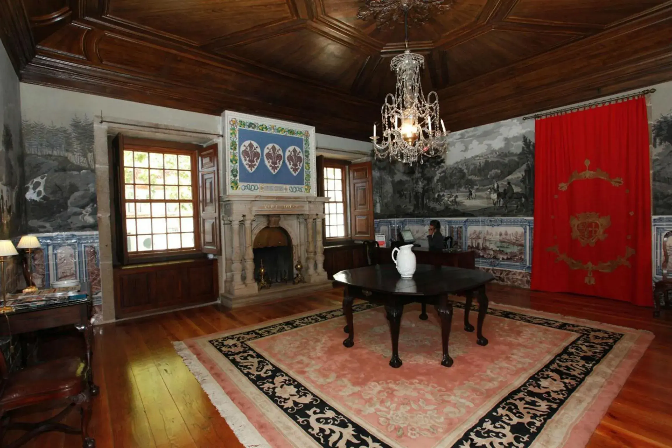 Lobby or reception in Parador Casa Da Insua Lobby or reception in Parador Casa Da Insua