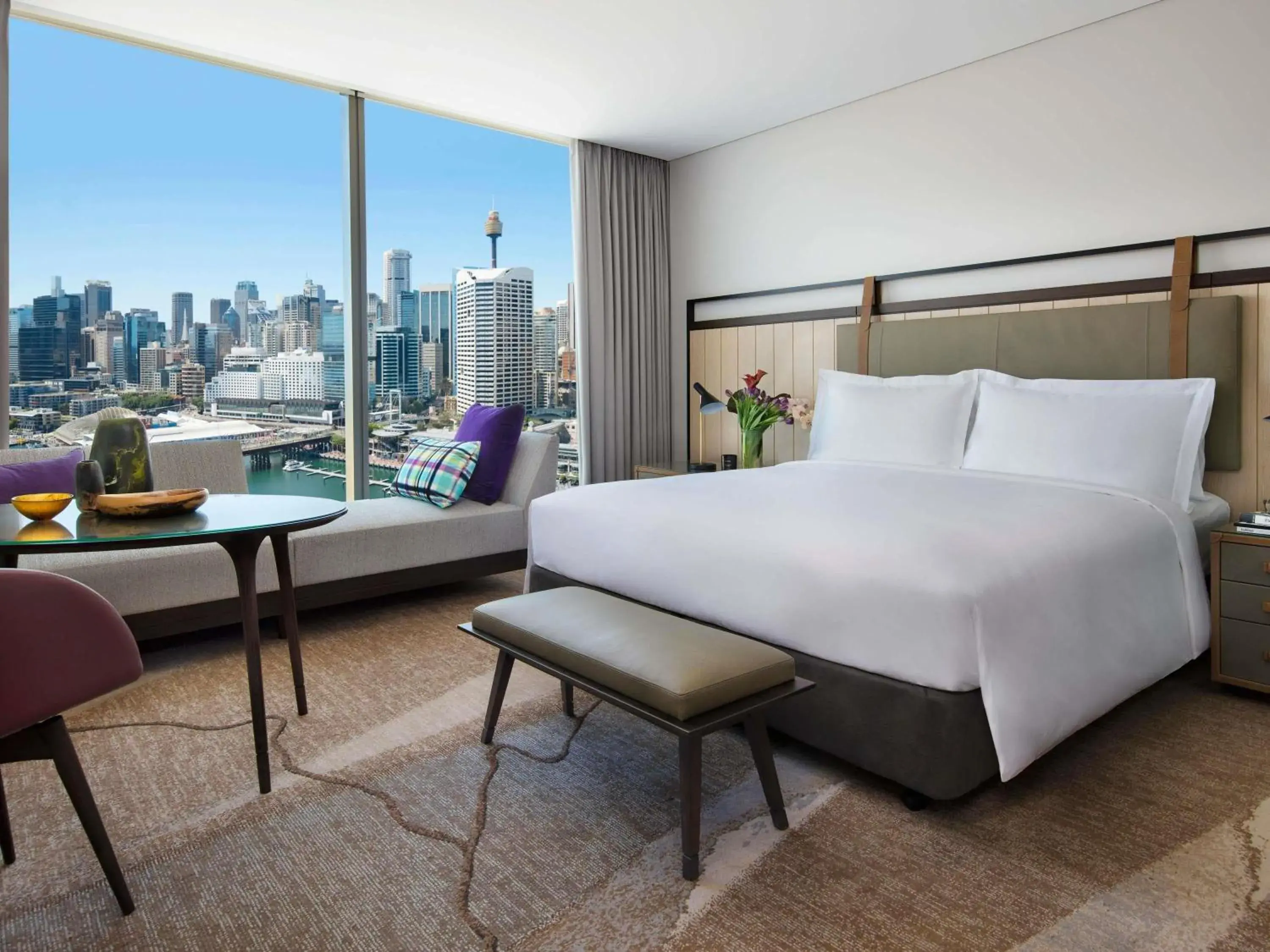 Bedroom, Bed in Sofitel Sydney Darling Harbour Bedroom, Bed in Sofitel Sydney Darling Harbour