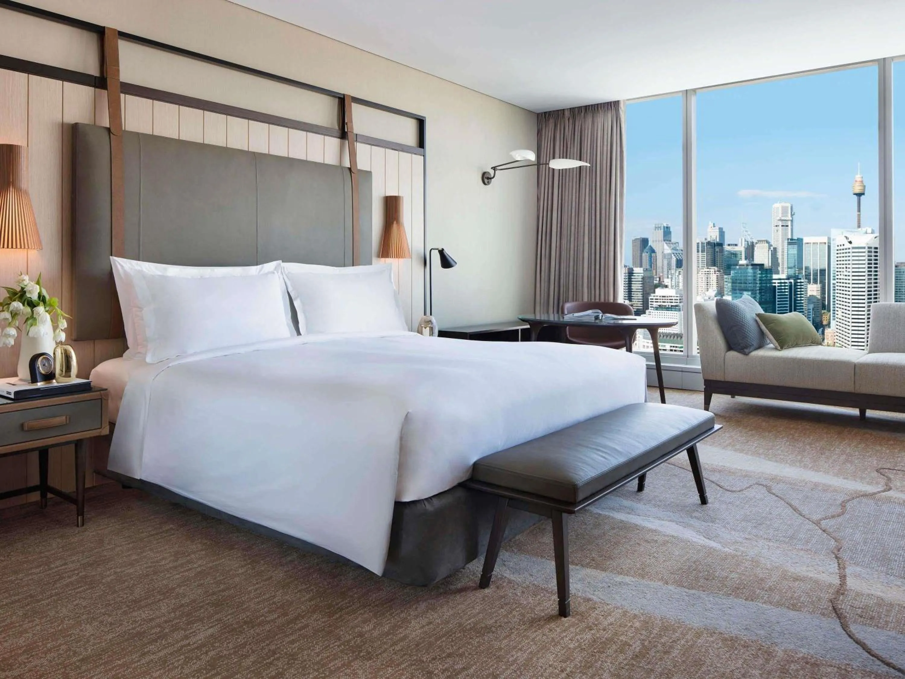 Bedroom, Bed in Sofitel Sydney Darling Harbour