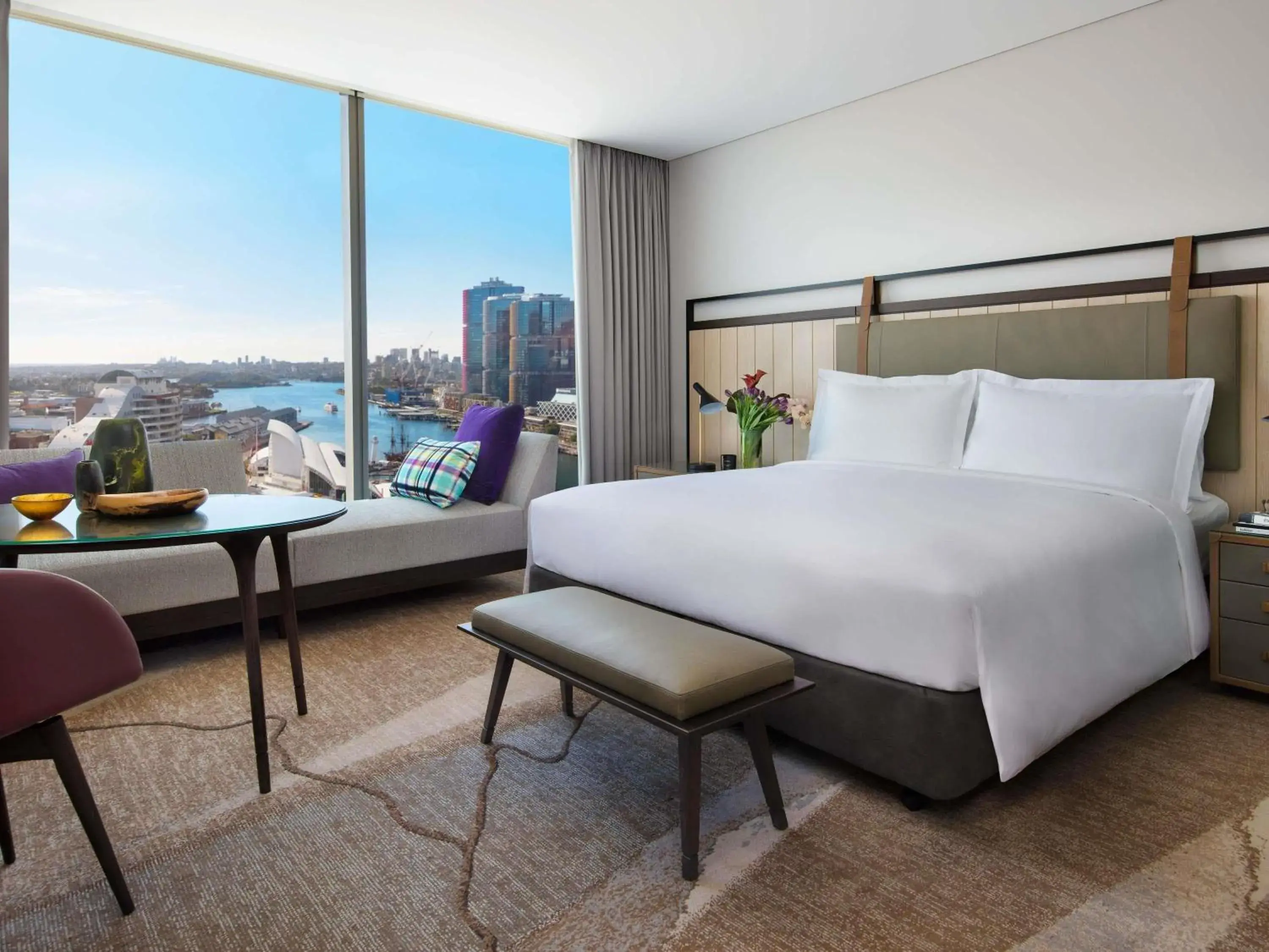 Bedroom, Bed in Sofitel Sydney Darling Harbour Bedroom, Bed in Sofitel Sydney Darling Harbour