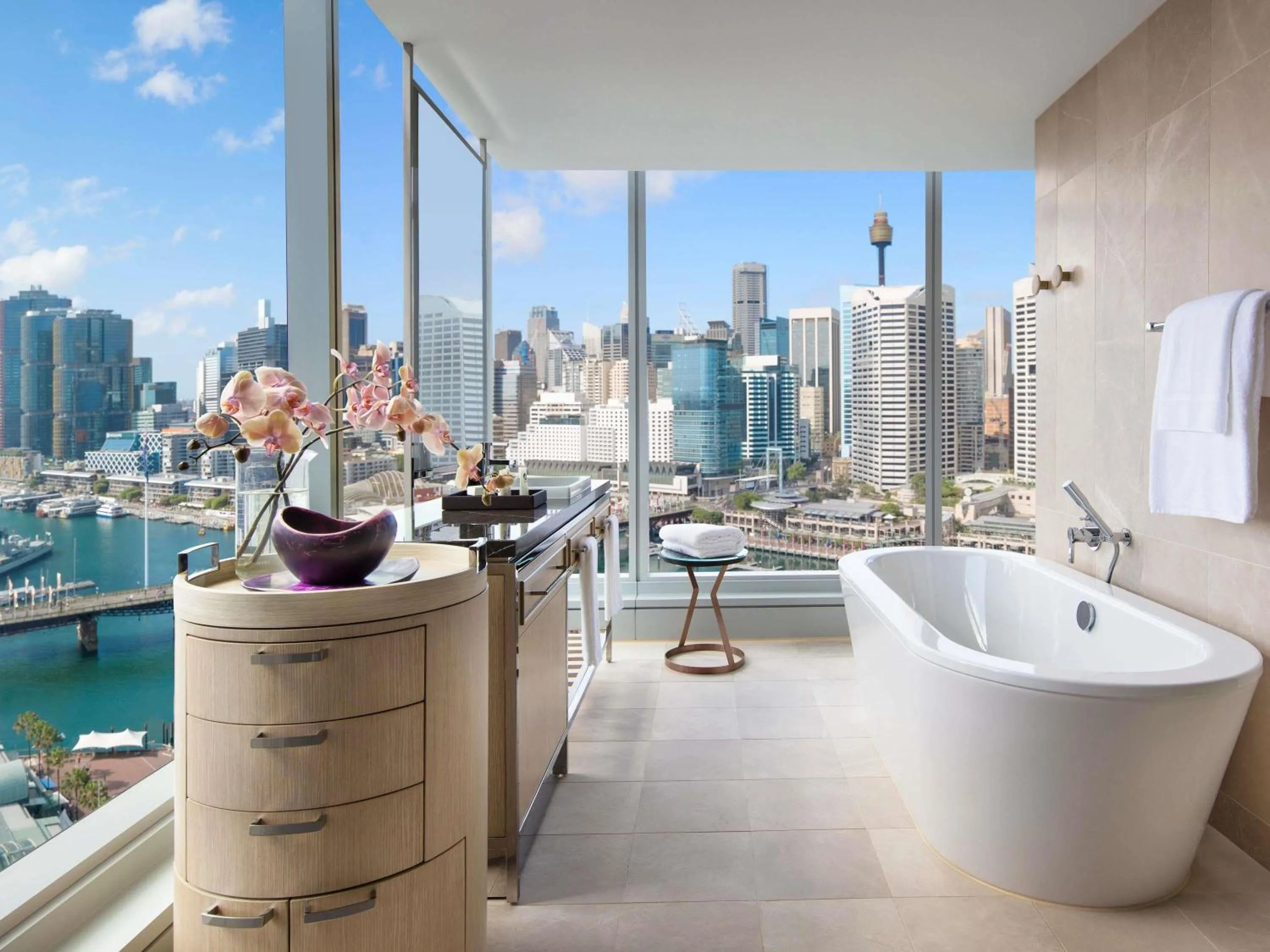Bedroom in Sofitel Sydney Darling Harbour