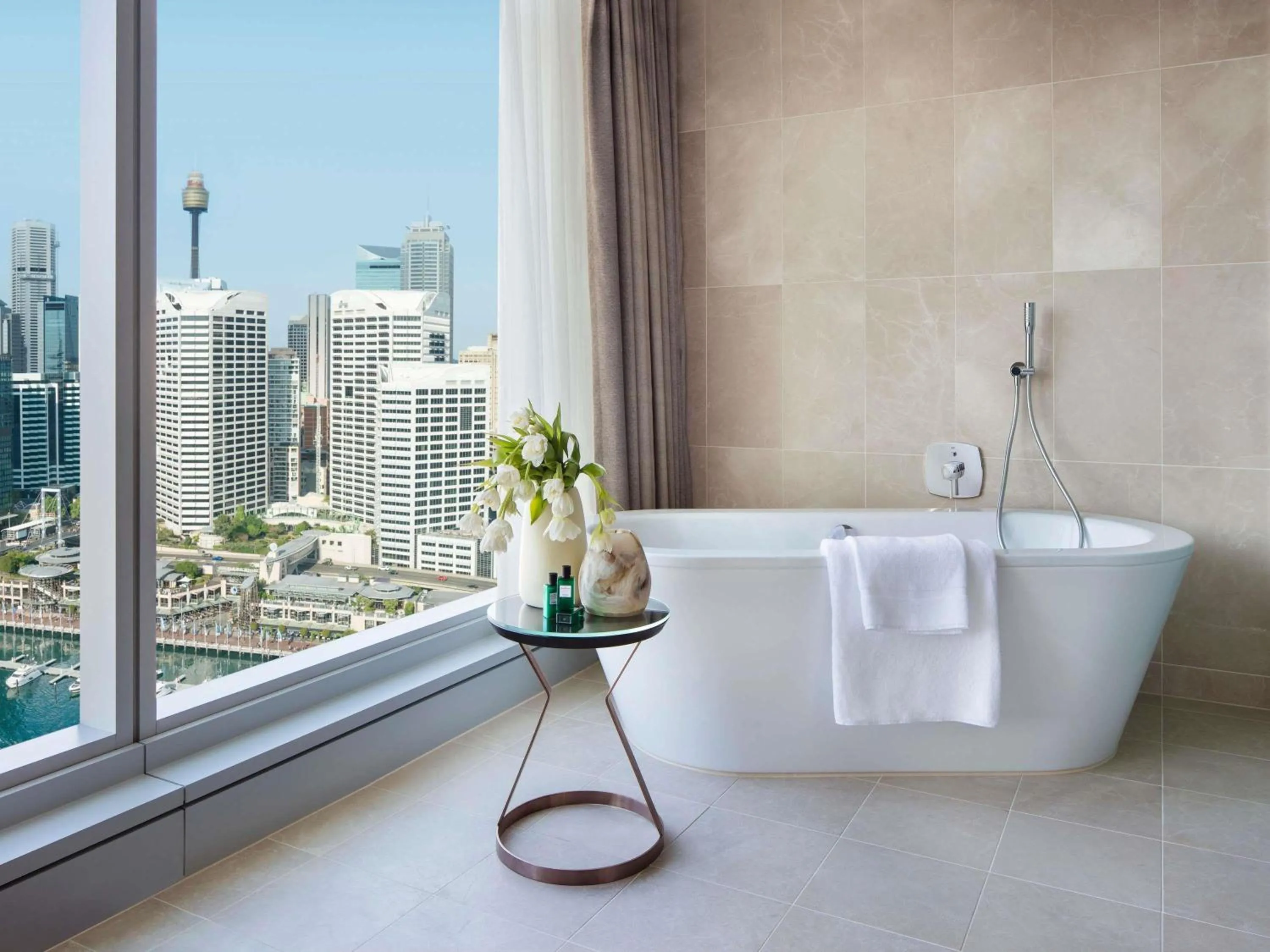 Junior Suite with One King Bed and Club Millesime Access - Harbor View in Sofitel Sydney Darling Harbour