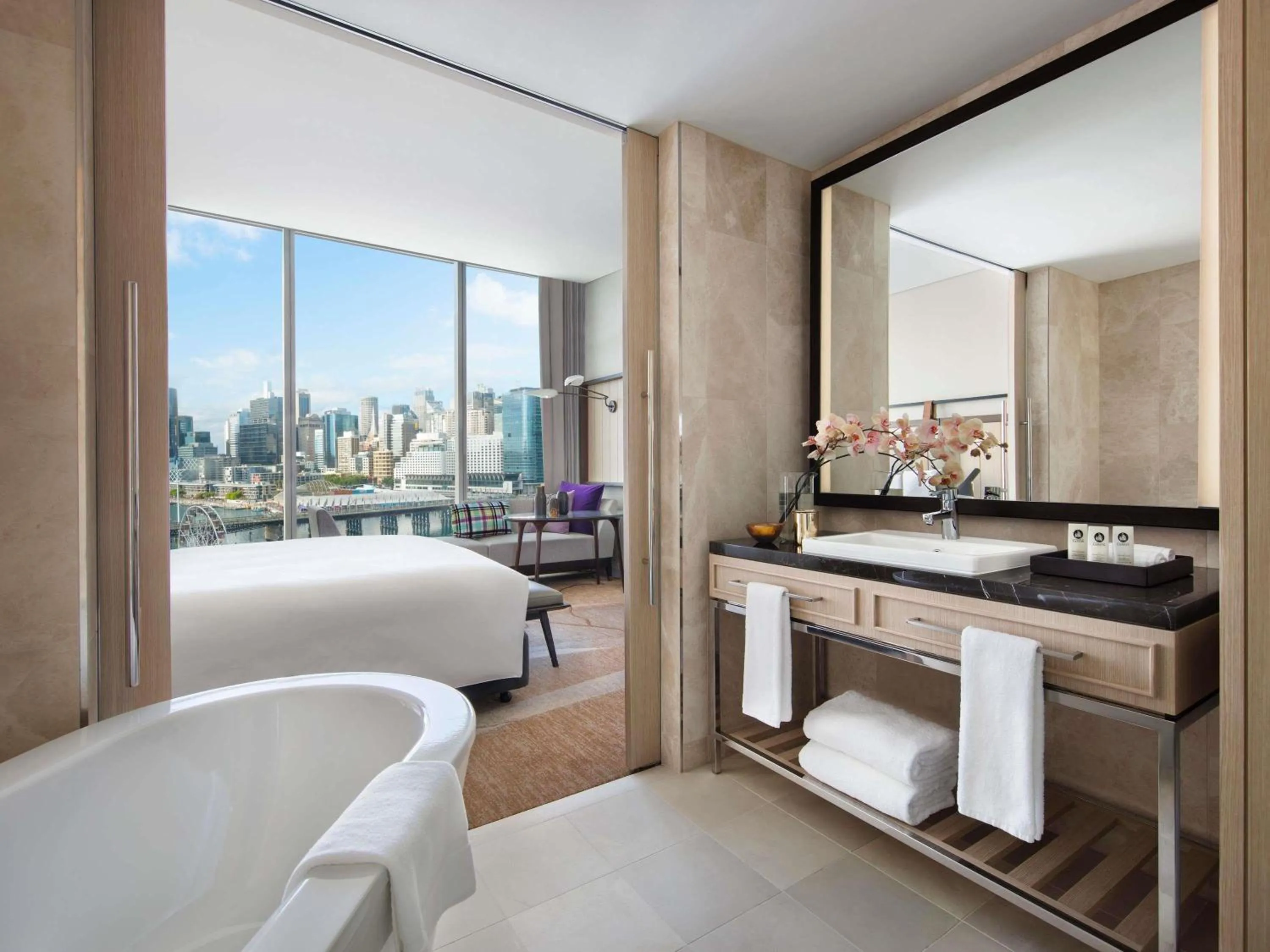 Bedroom, Bed in Sofitel Sydney Darling Harbour