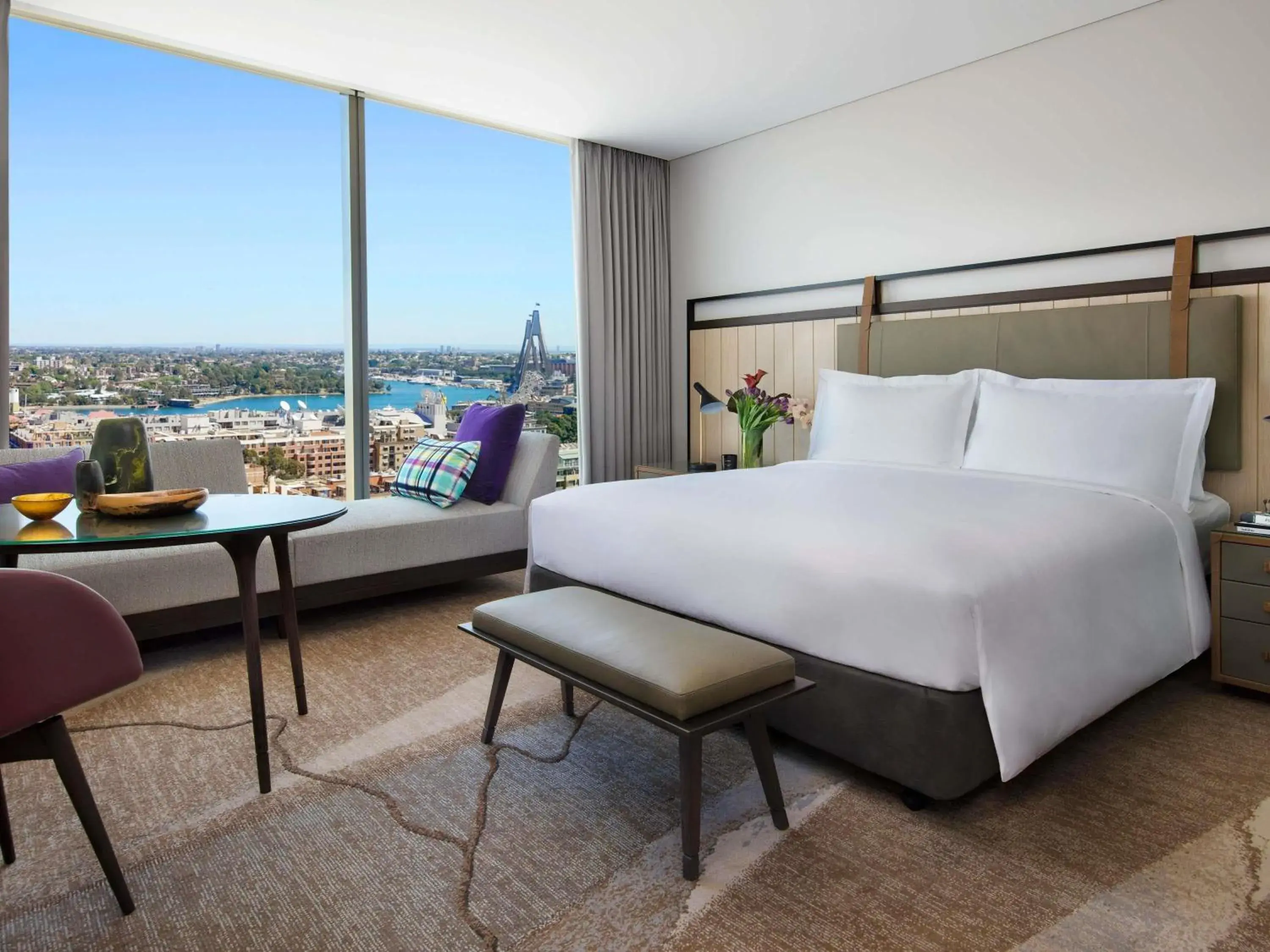Bedroom, Bed in Sofitel Sydney Darling Harbour Bedroom, Bed in Sofitel Sydney Darling Harbour