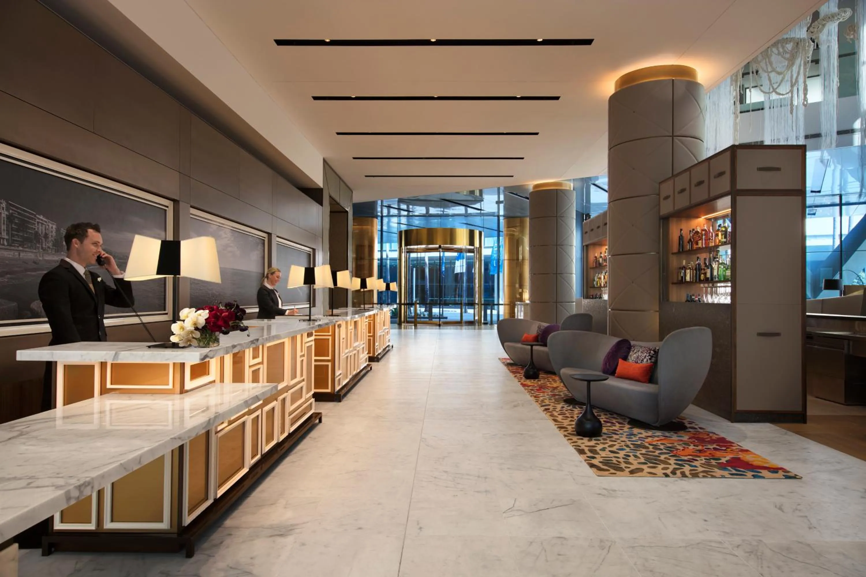 Lobby or reception in Sofitel Sydney Darling Harbour