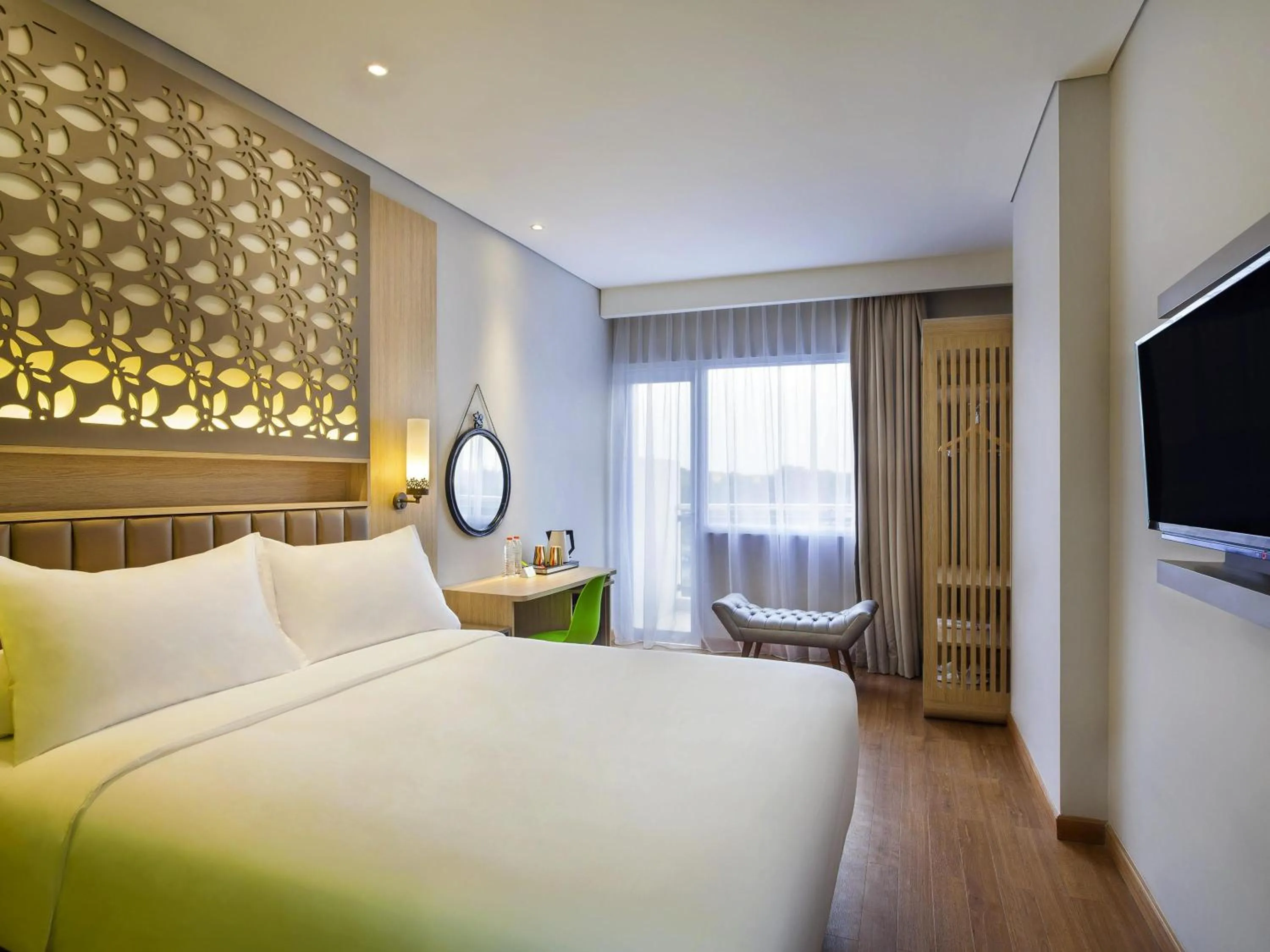 Bedroom, Bed in ibis Styles Cikarang