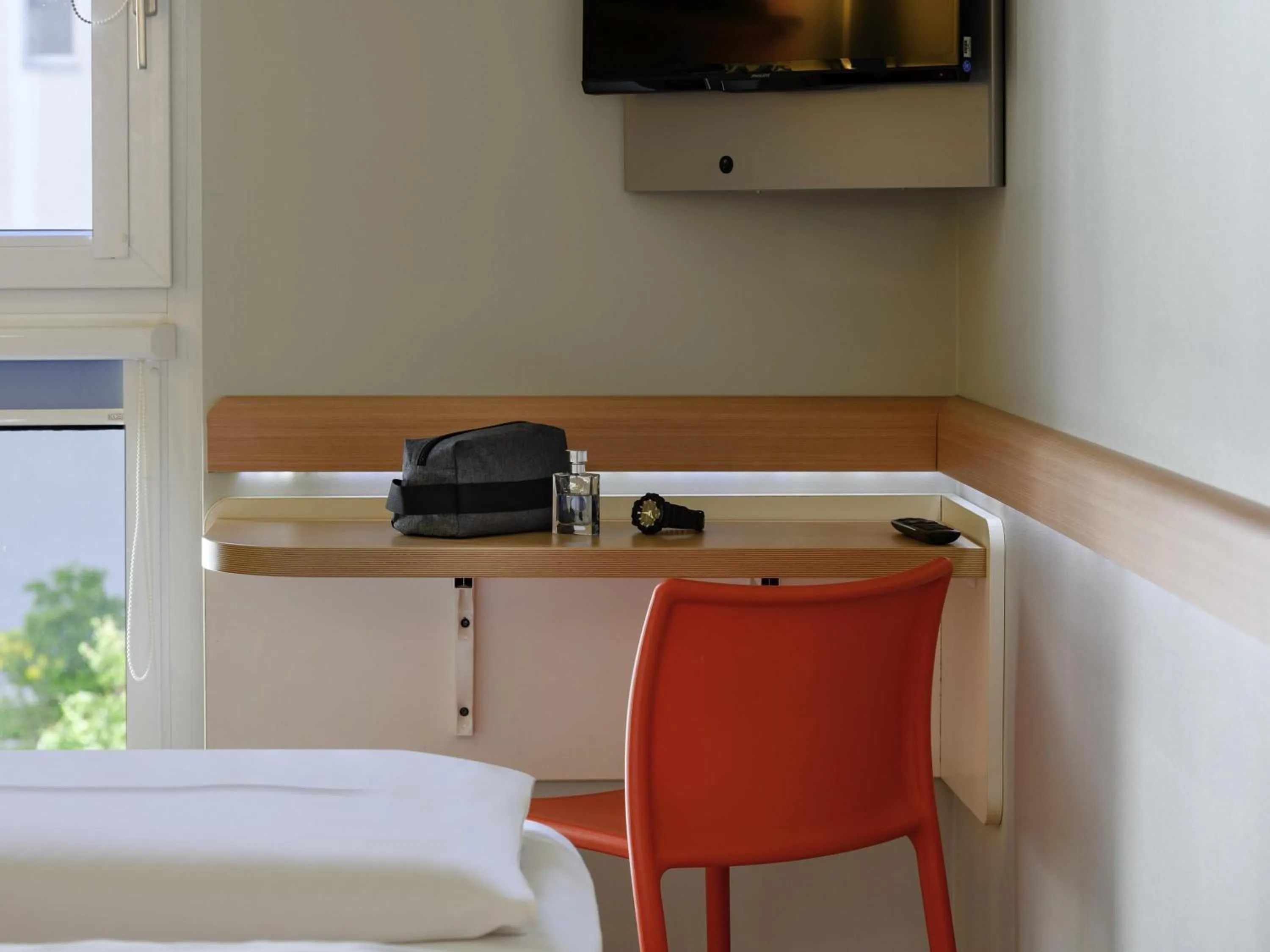 Bedroom in ibis budget Muenchen City Olympiapark