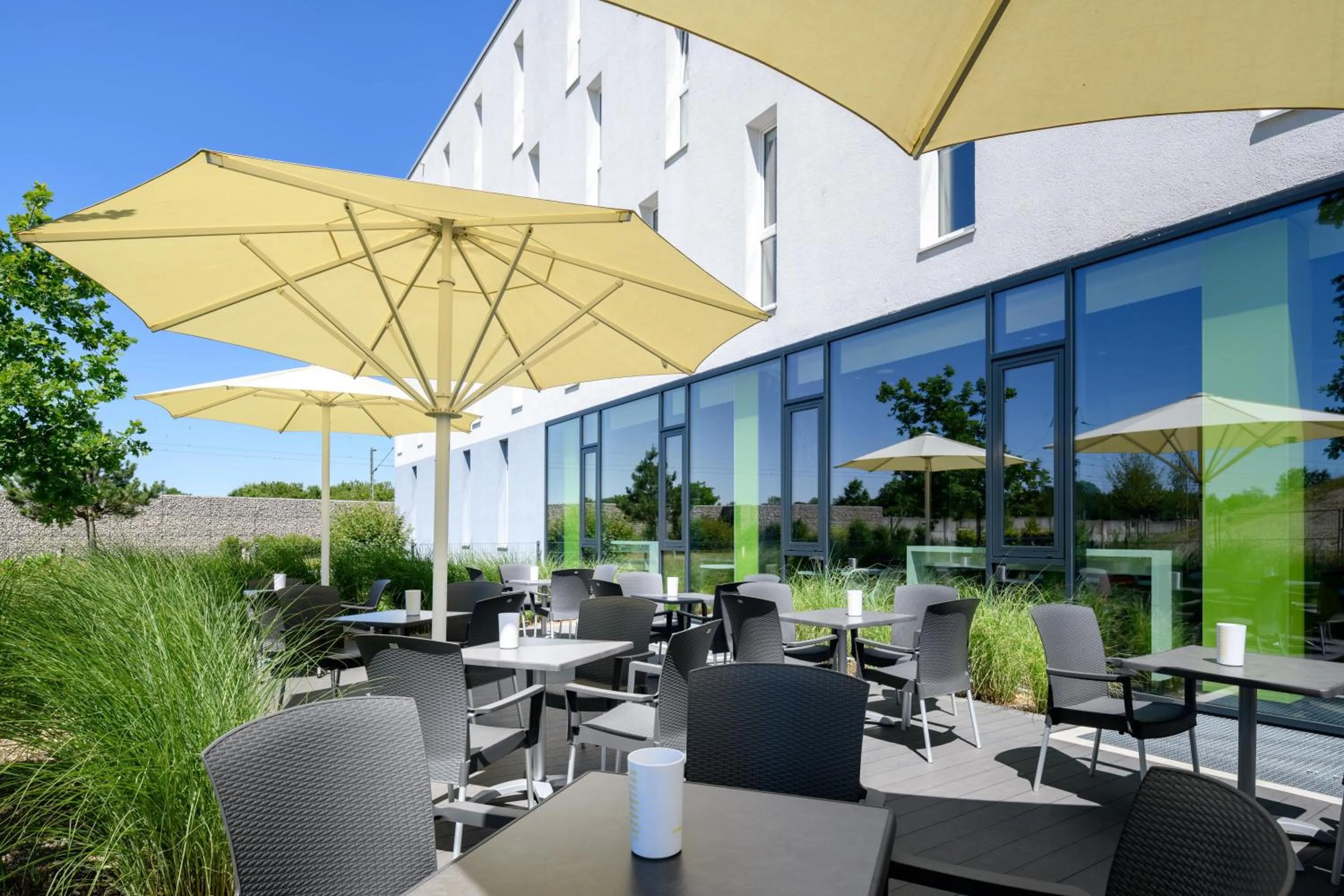Balcony/Terrace in ibis budget Muenchen City Olympiapark