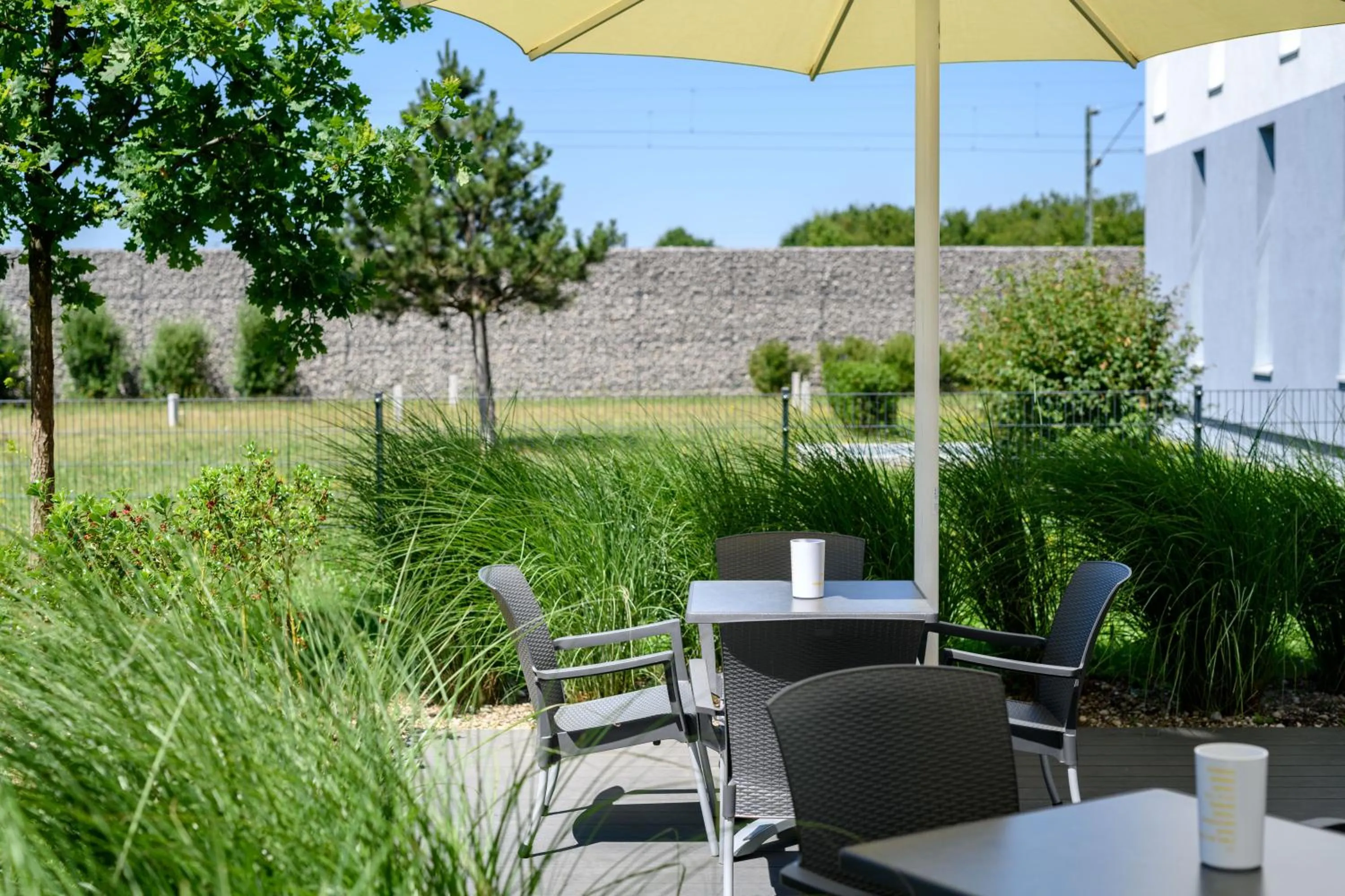Balcony/Terrace in ibis budget Muenchen City Olympiapark