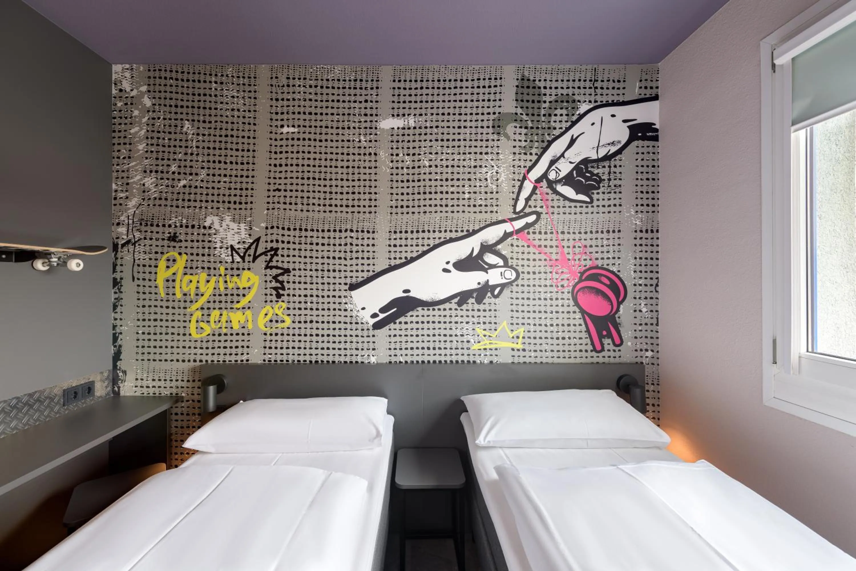 Photo of the whole room, Bed in Felix Hotel Darmstadt