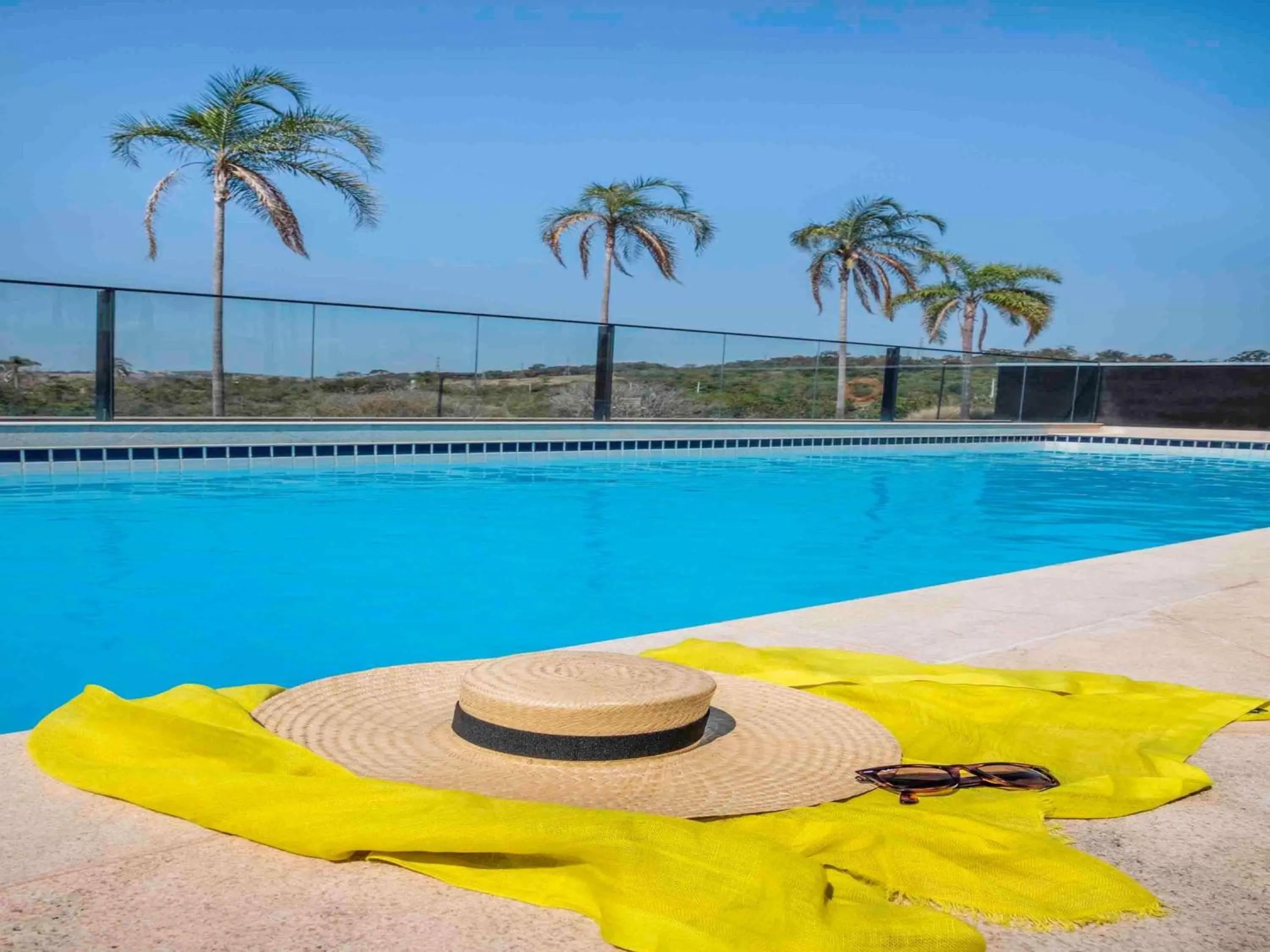 Pool view in ibis Styles Taubate