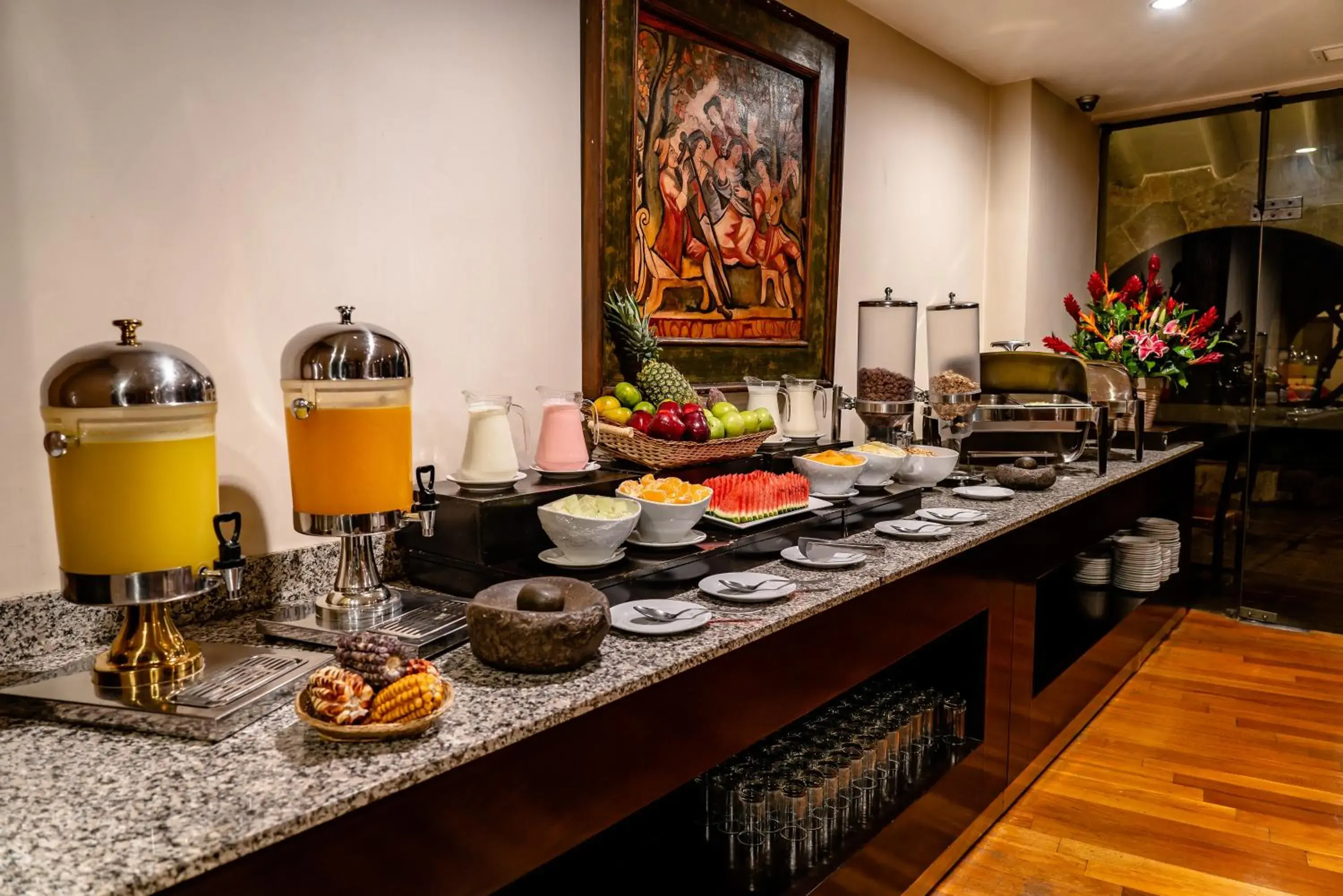 Buffet breakfast in Hotel Jose Antonio Cusco Buffet breakfast in Hotel Jose Antonio Cusco