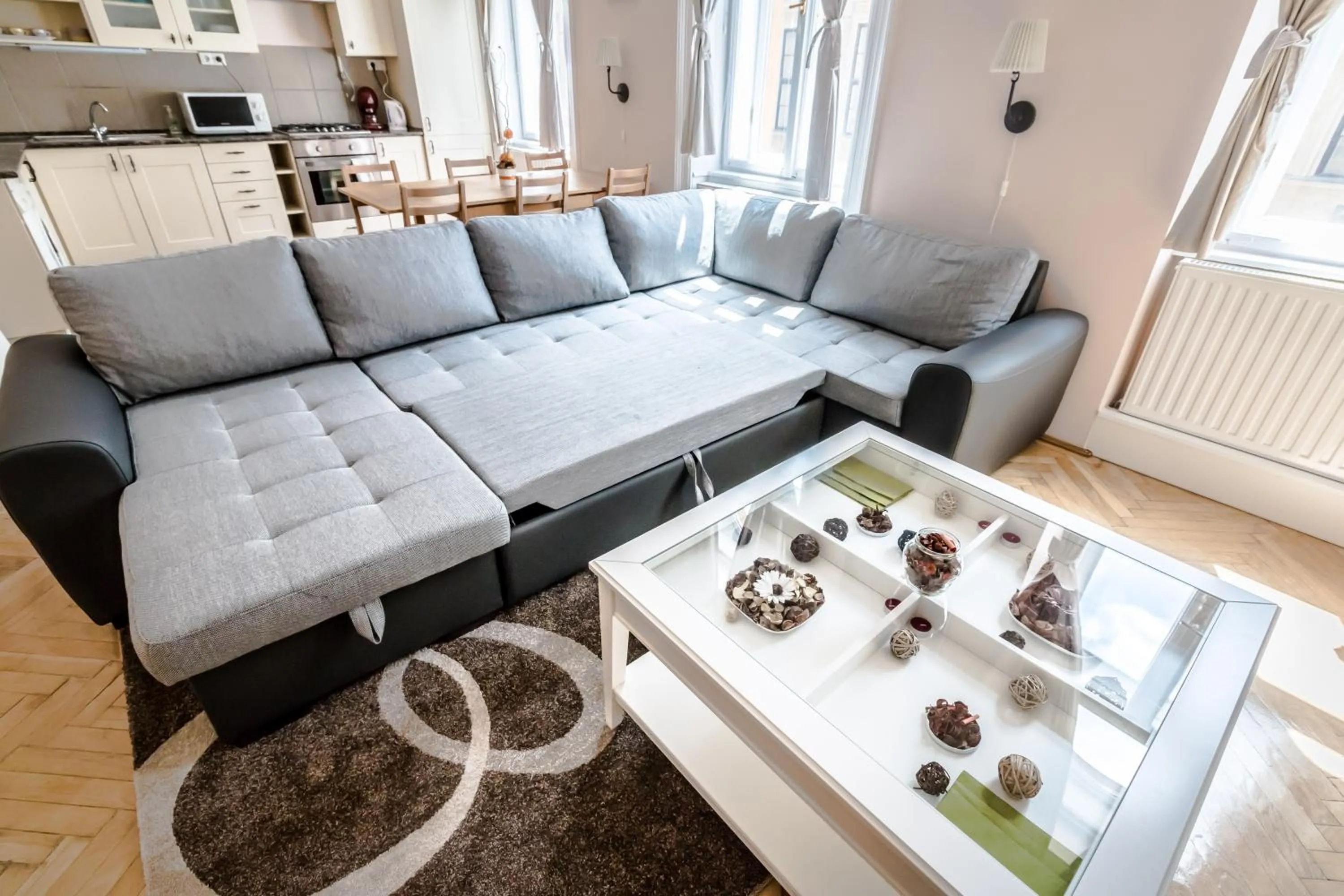 Living room in BpR König Design Apartment