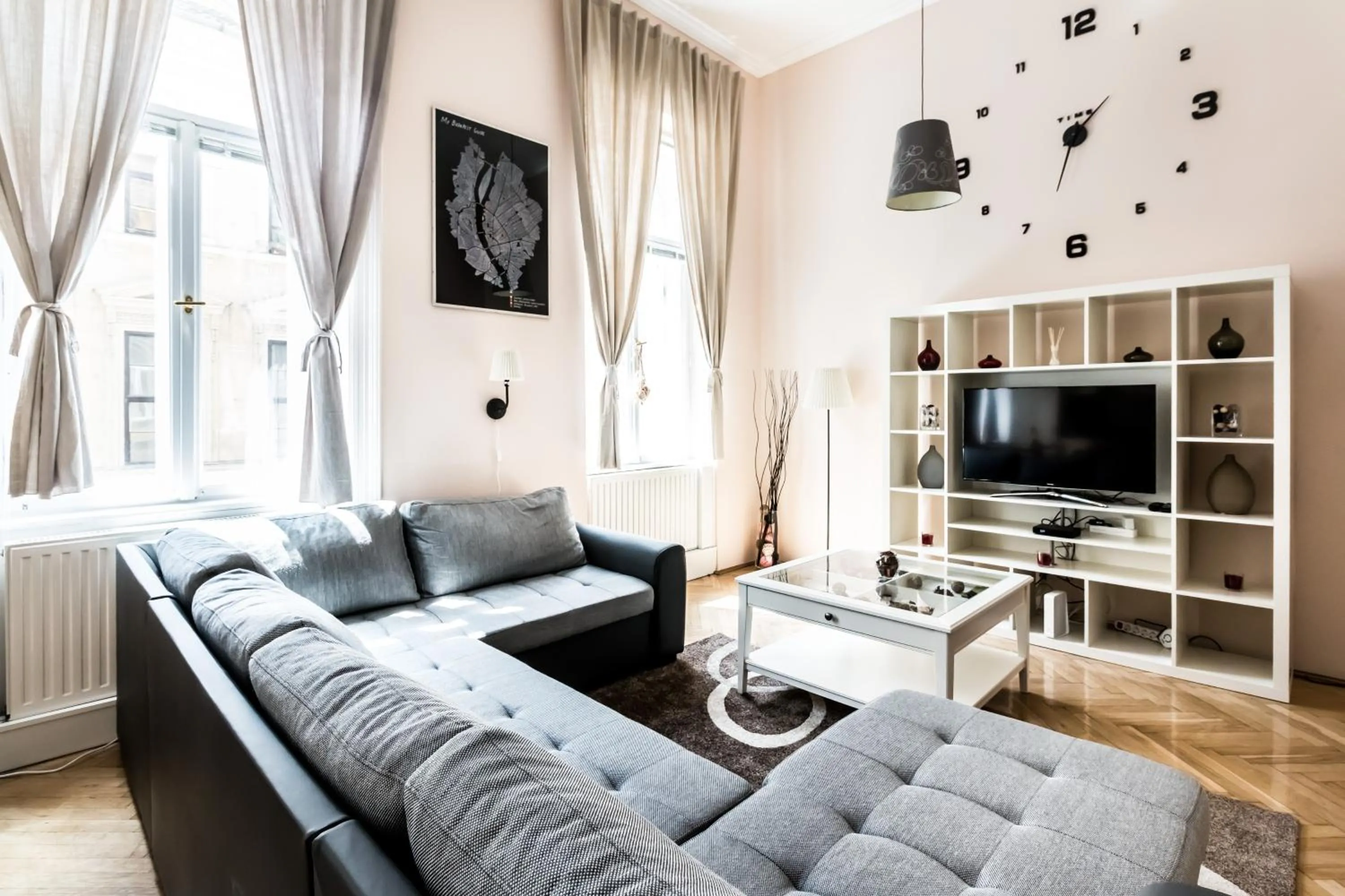 Living room in BpR König Design Apartment