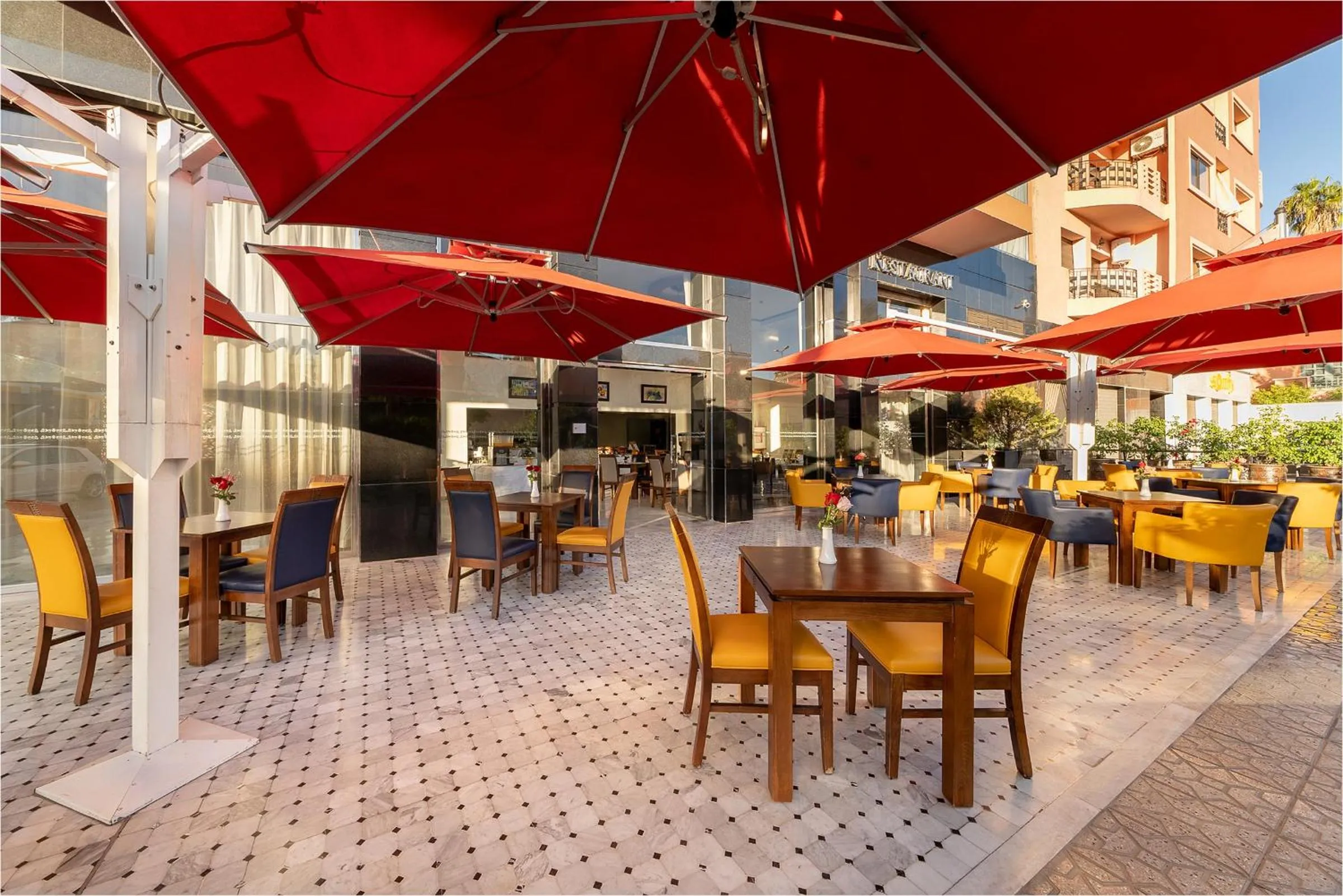Patio in Palm Menara Hotel Marrakech