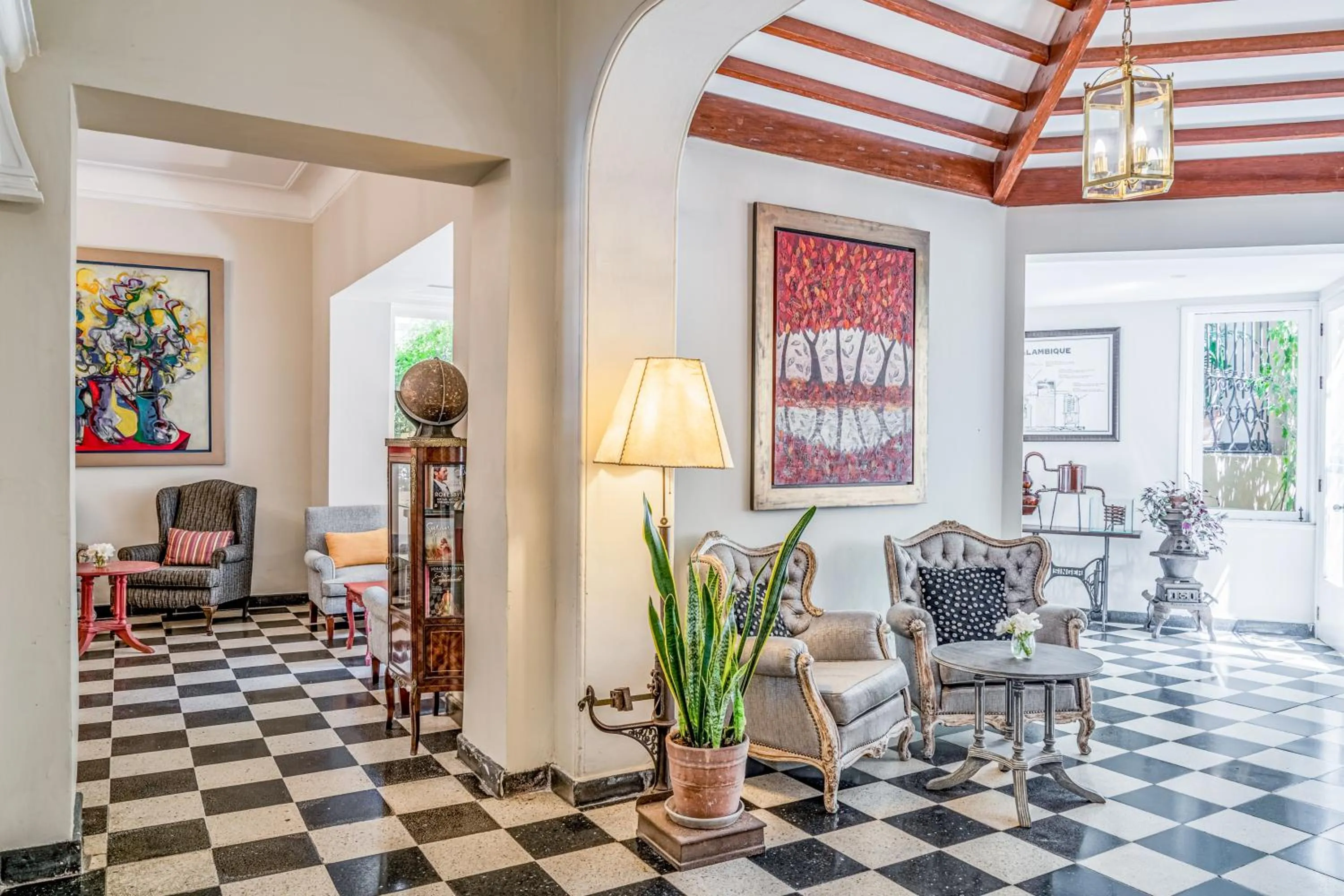 Living room in Hotel Antigua Miraflores