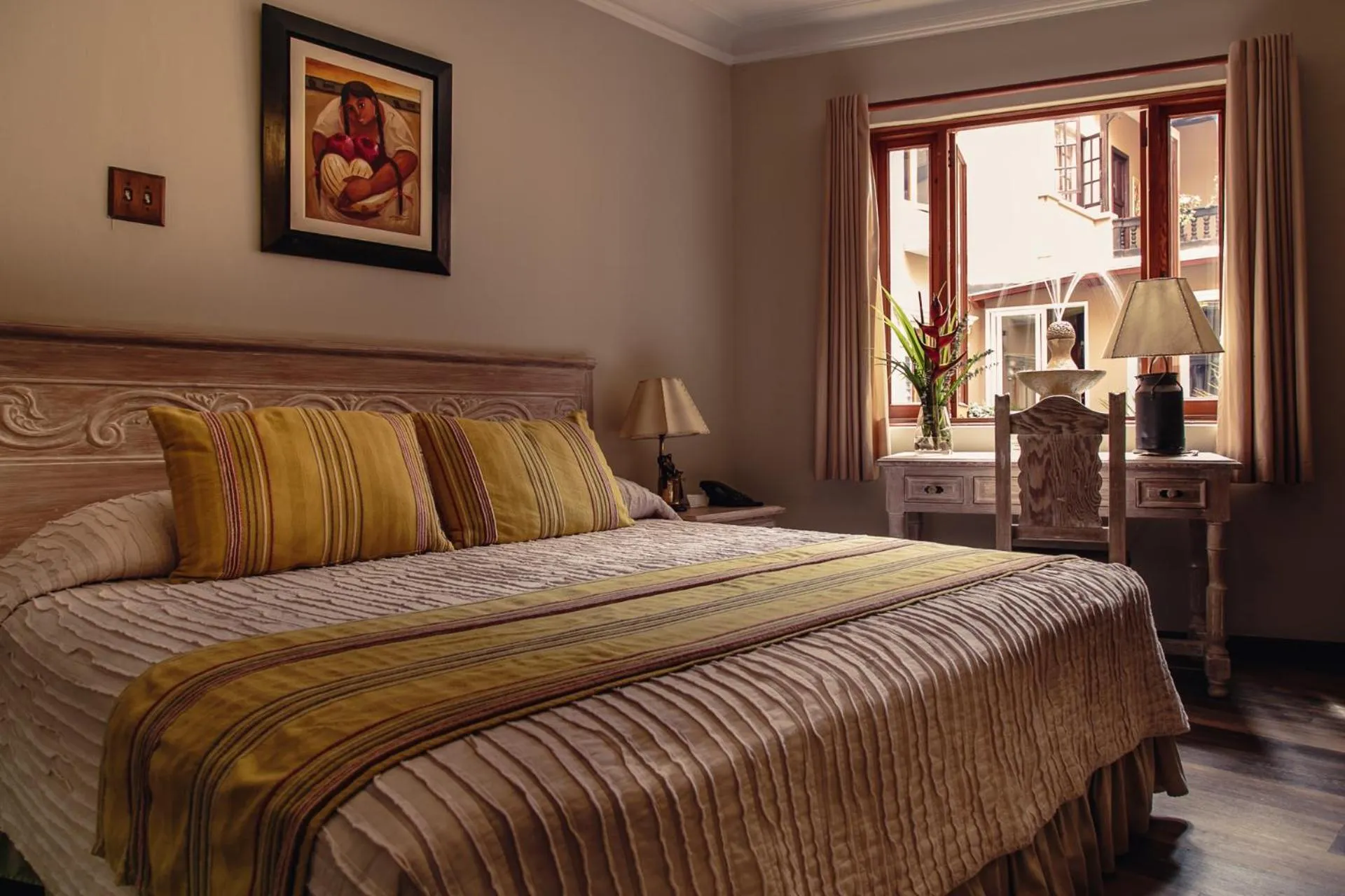 Property logo or sign, Bed in Hotel Antigua Miraflores