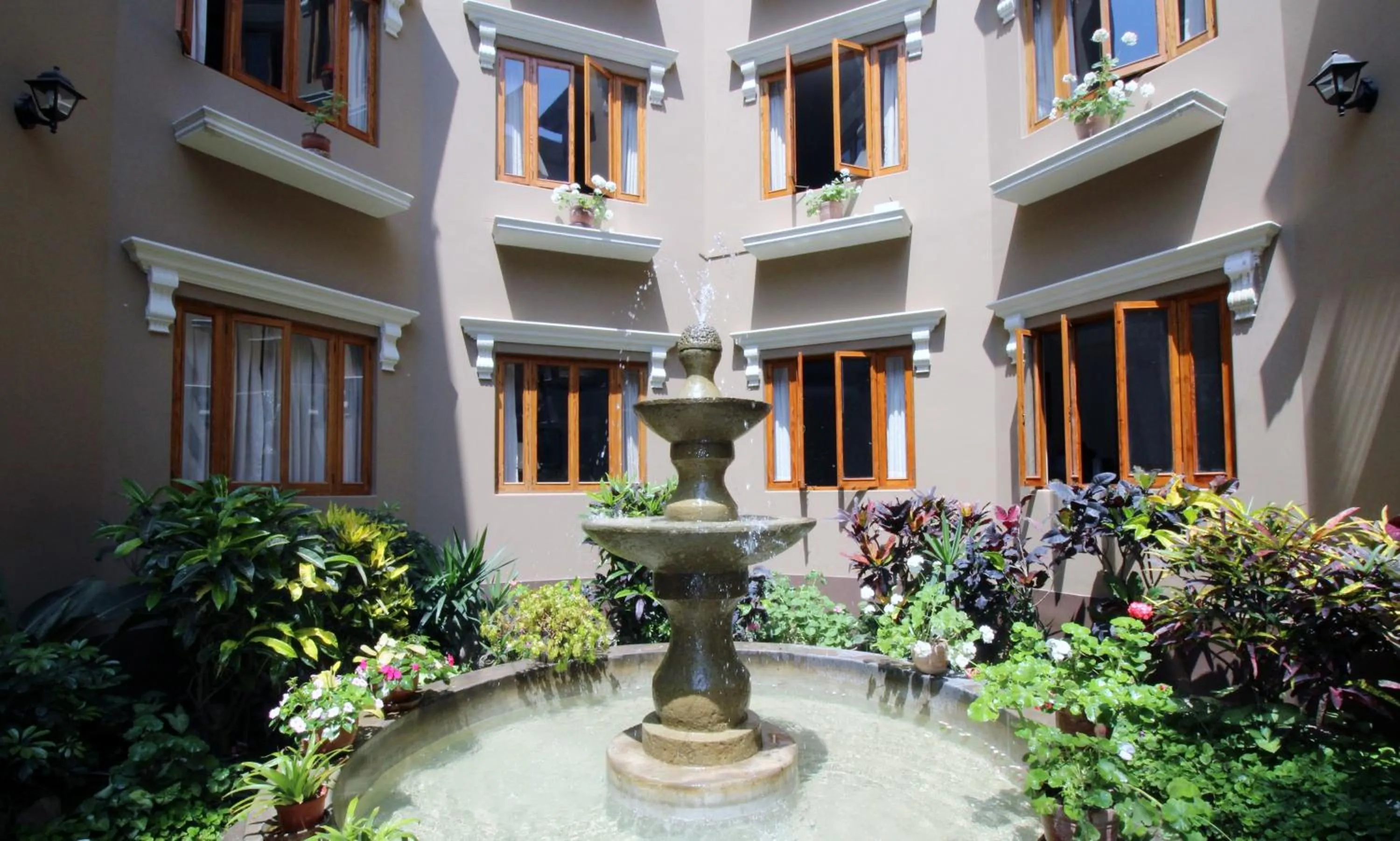 Garden in Hotel Antigua Miraflores