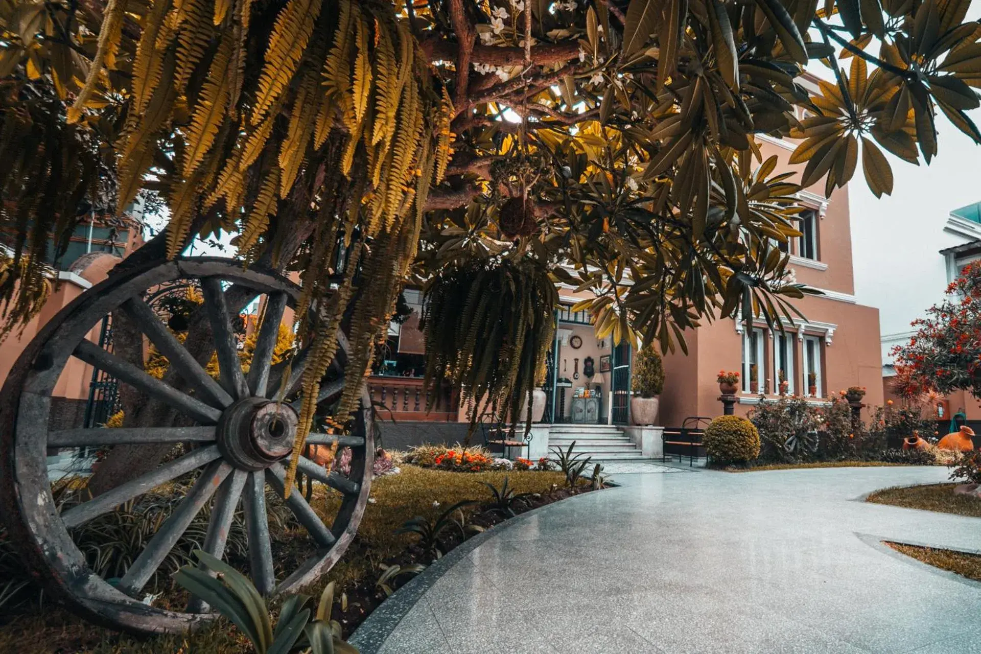 Facade/entrance in Hotel Antigua Miraflores Facade/entrance in Hotel Antigua Miraflores
