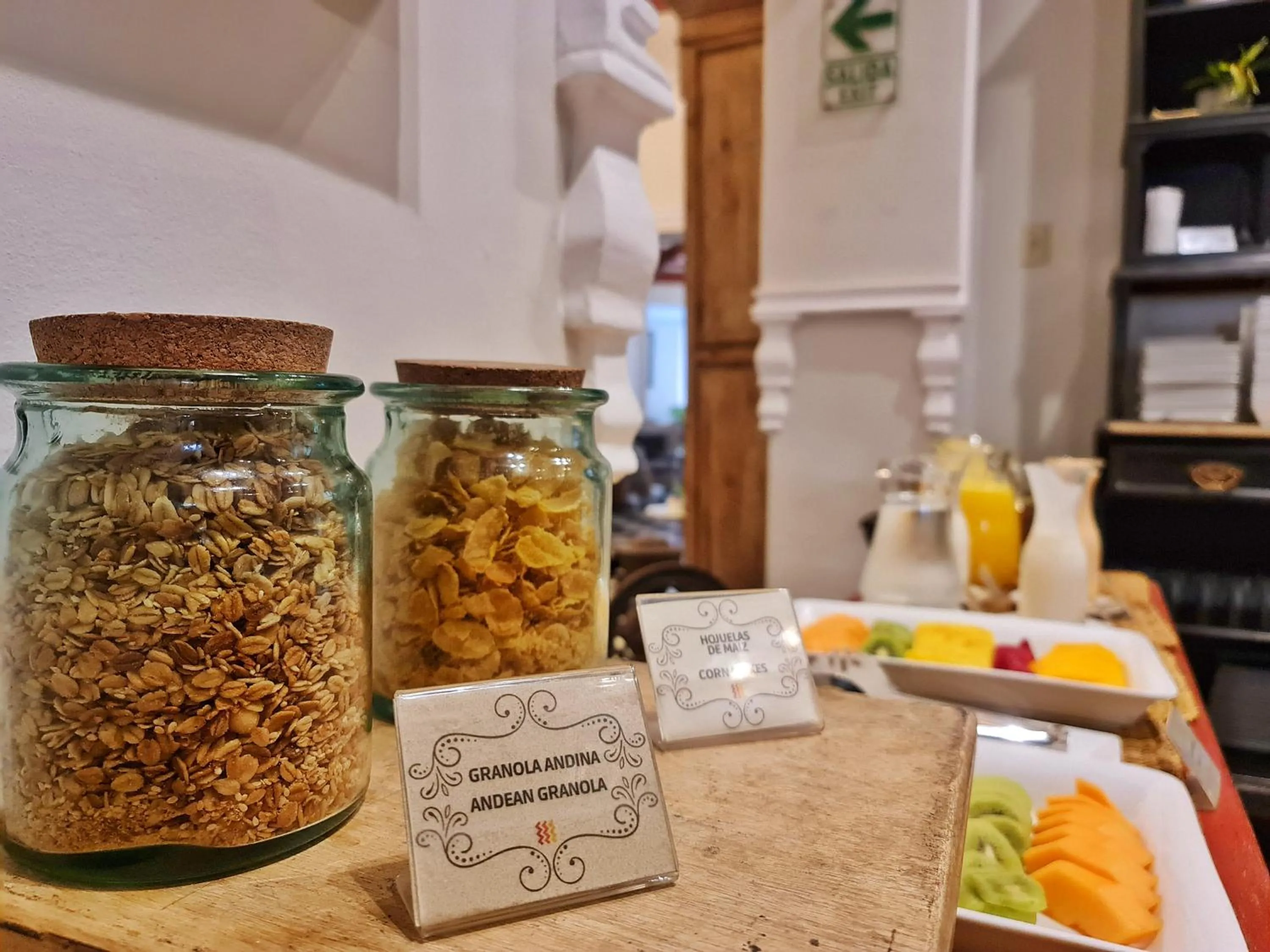 Breakfast in Hotel Antigua Miraflores