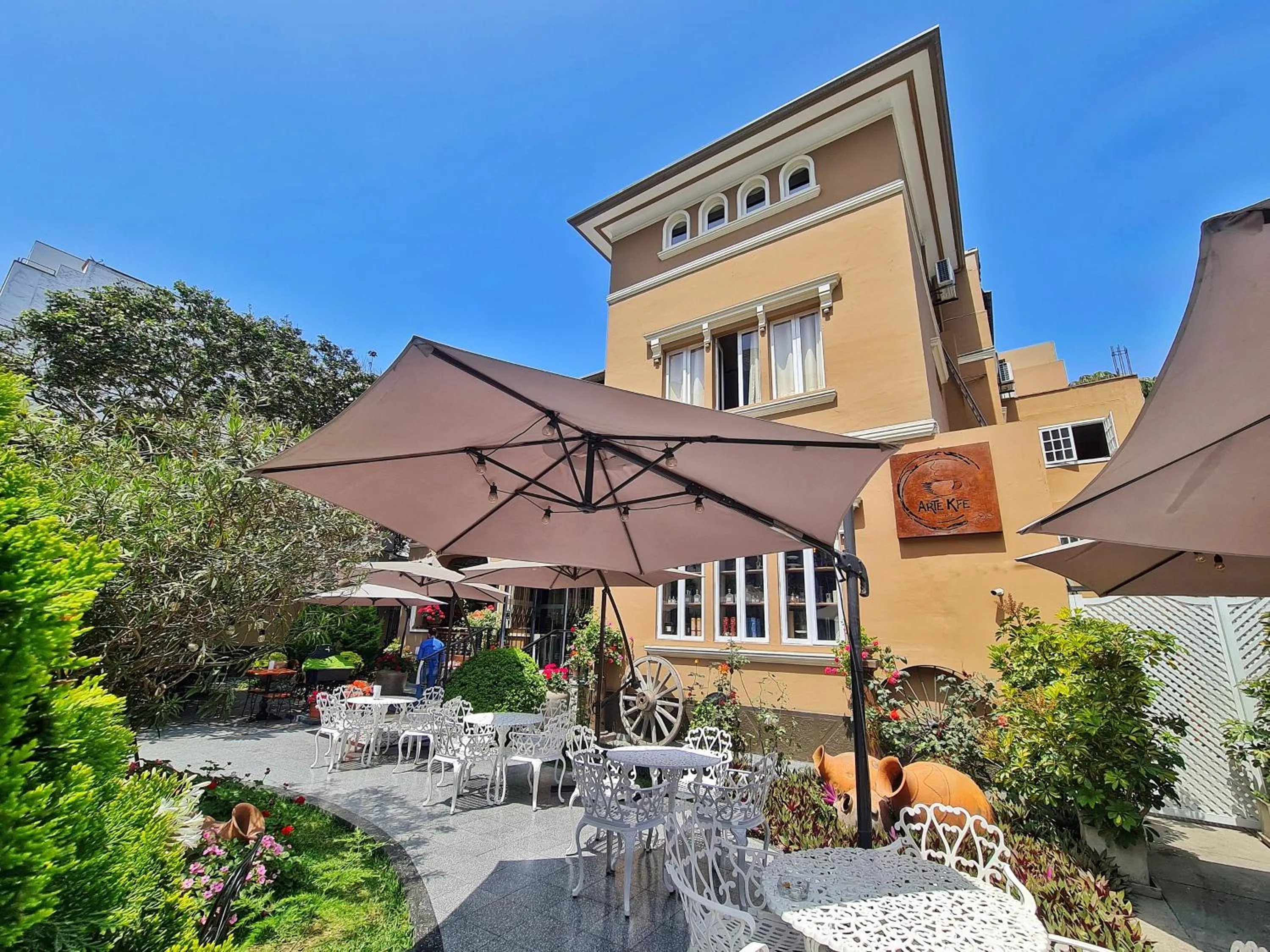 Patio in Hotel Antigua Miraflores