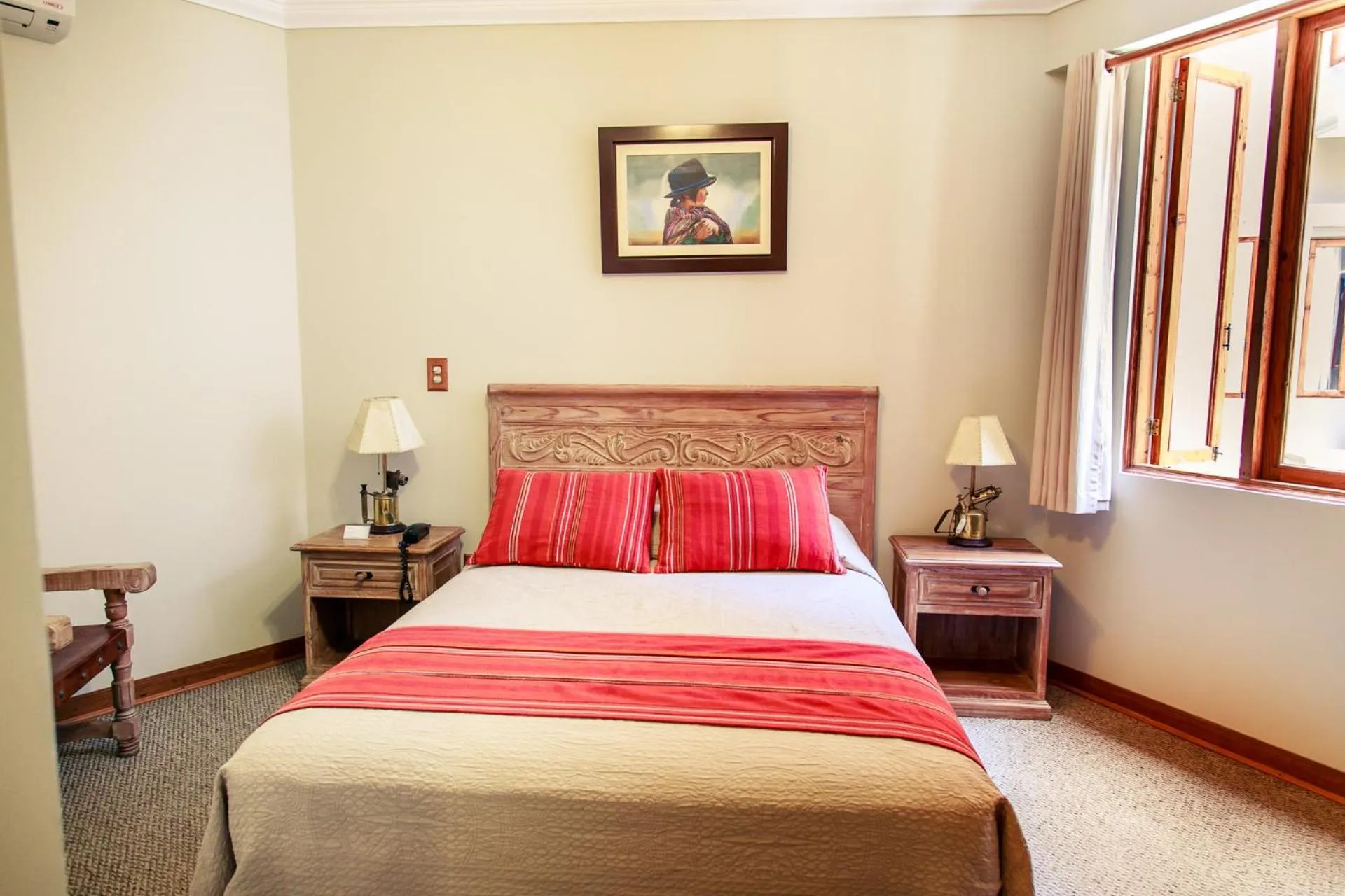 Bed in Hotel Antigua Miraflores