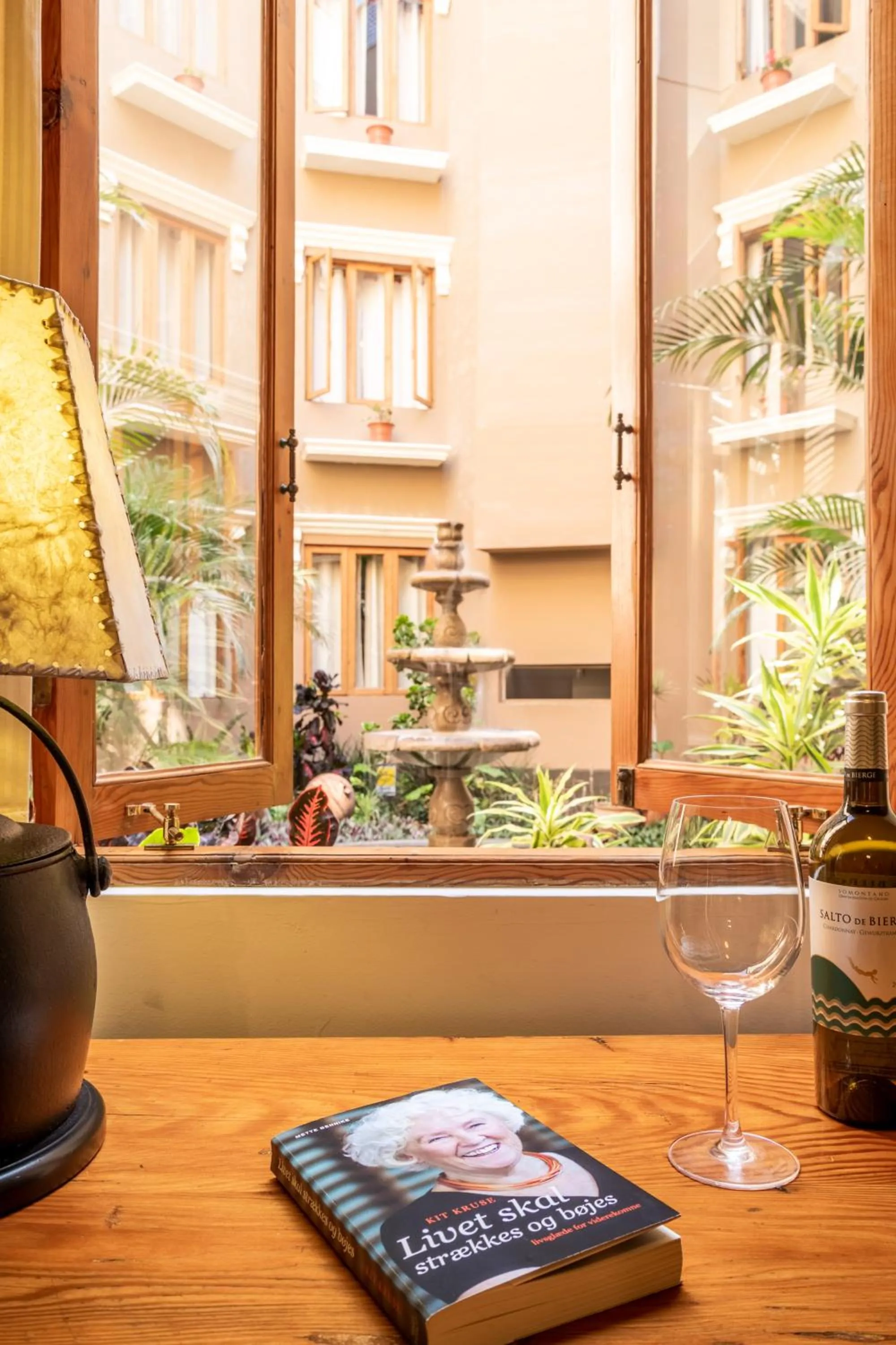 Garden view in Hotel Antigua Miraflores